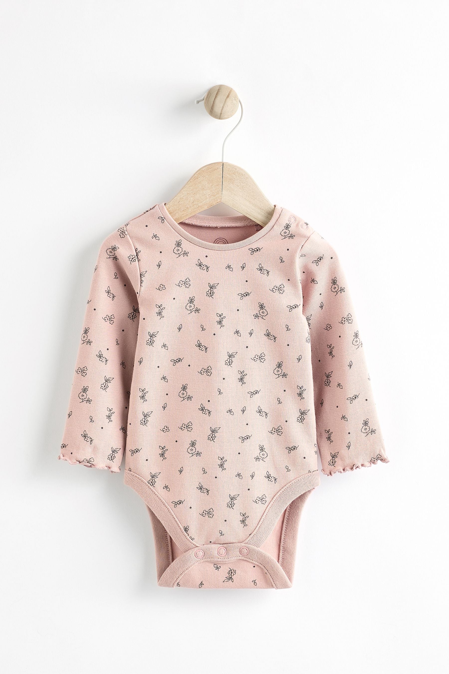 Pink Corduroy Baby Dungaree and Long Sleeve Bodysuit Set (0mths-2yrs)