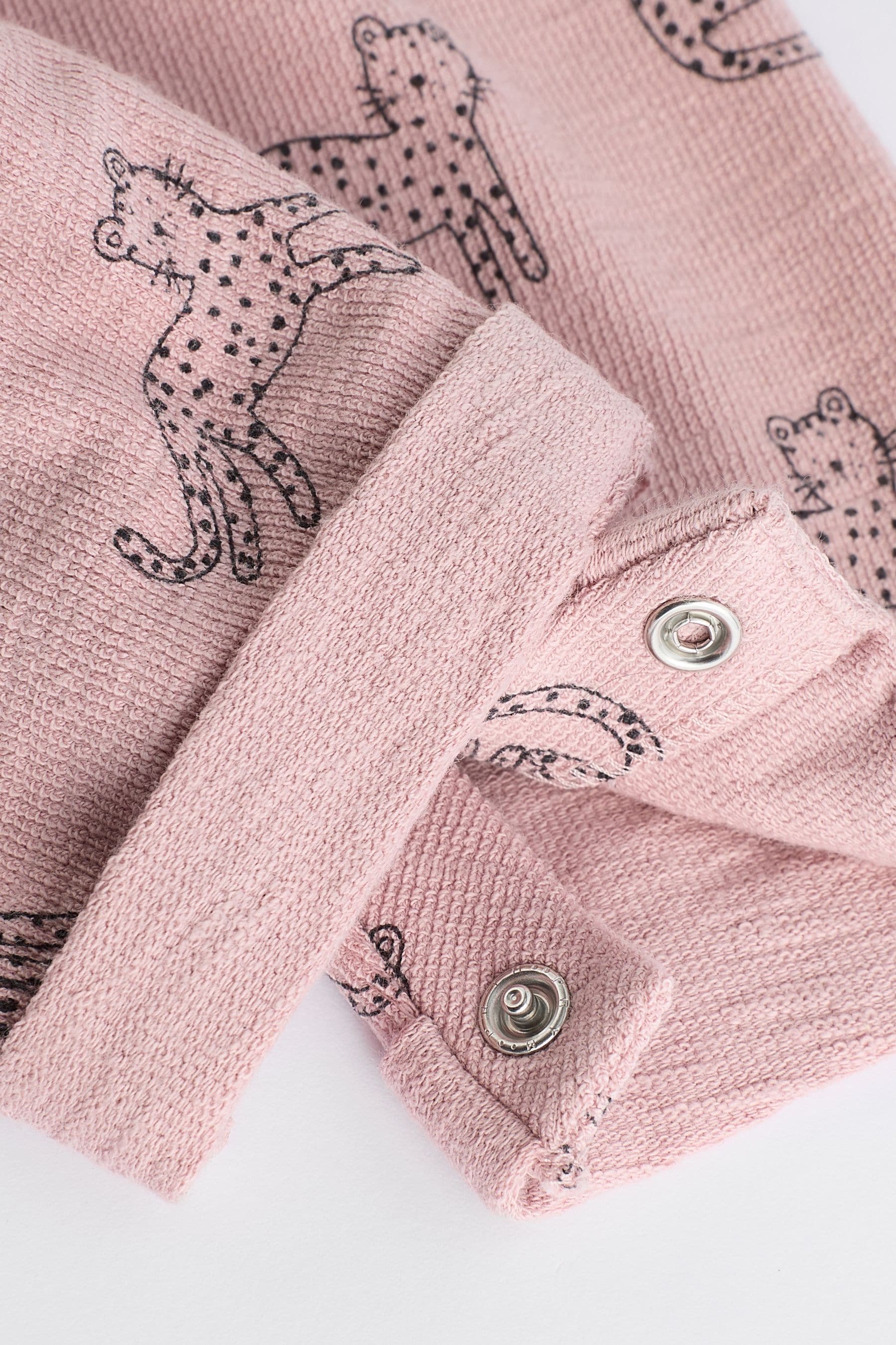 Pink Leopard Baby Jersey Dungarees & Long Sleeve 100% Cotton Bodysuit Set (0mths-2yrs)