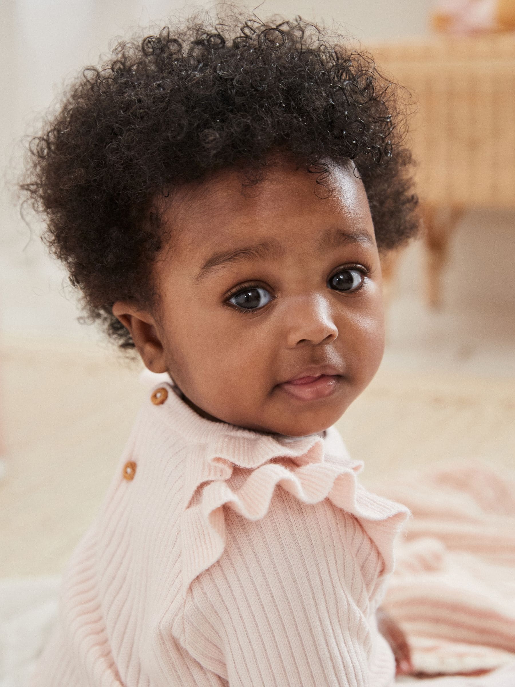 Pink Knitted Baby Jumper & Leggings Set (0mths-3yrs)