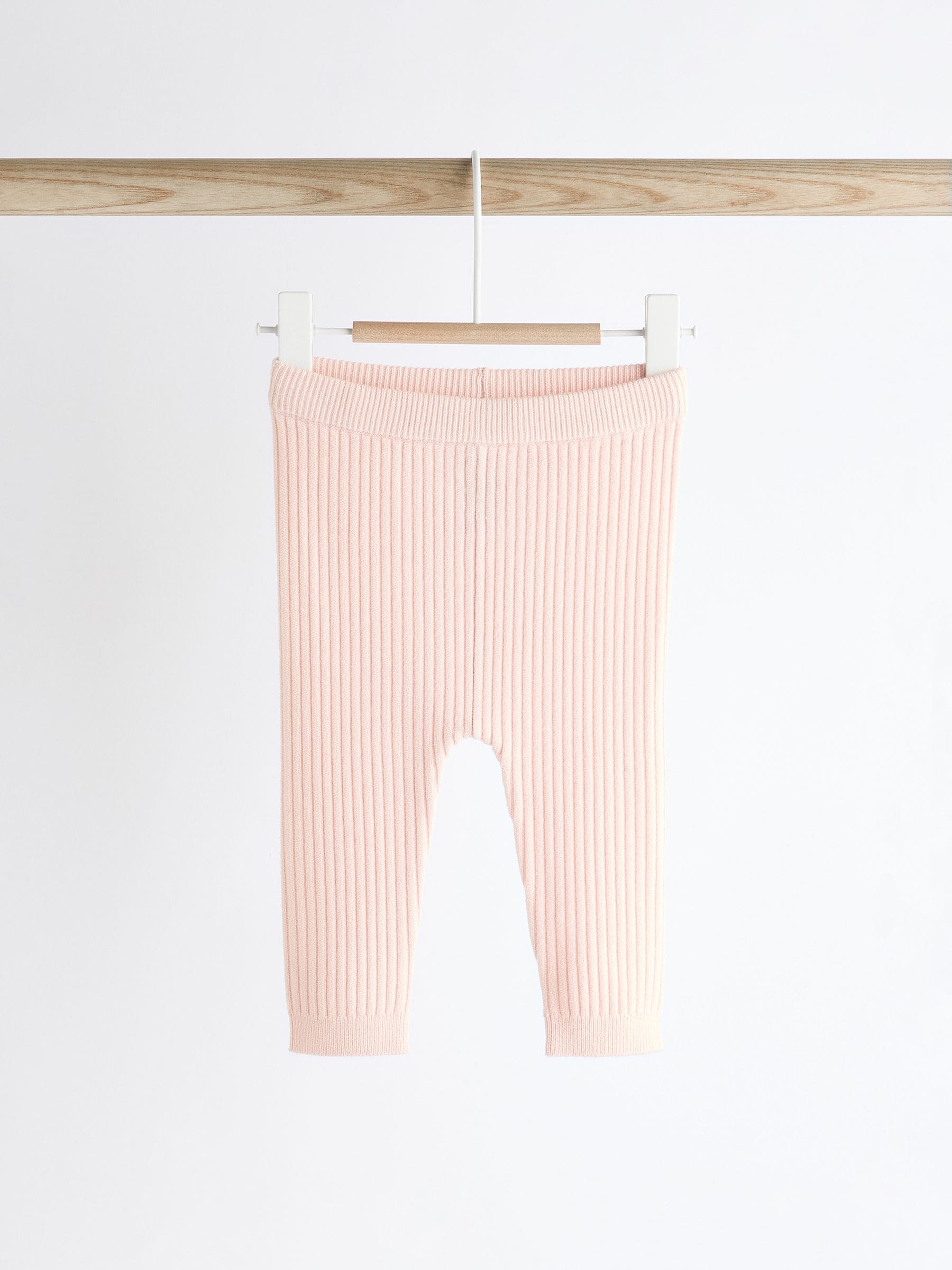 Pink Knitted Baby Jumper & Leggings Set (0mths-3yrs)