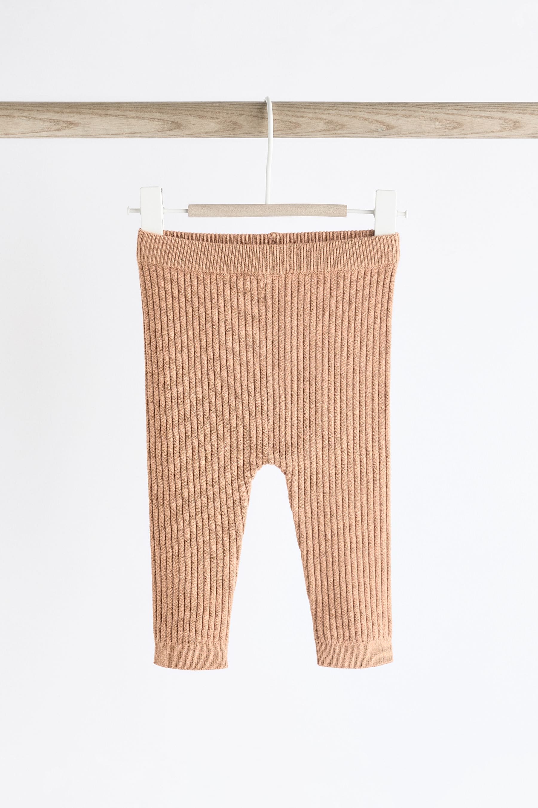 Mink Brown Knitted Baby Jumper & Leggings Set (0mths-3yrs)