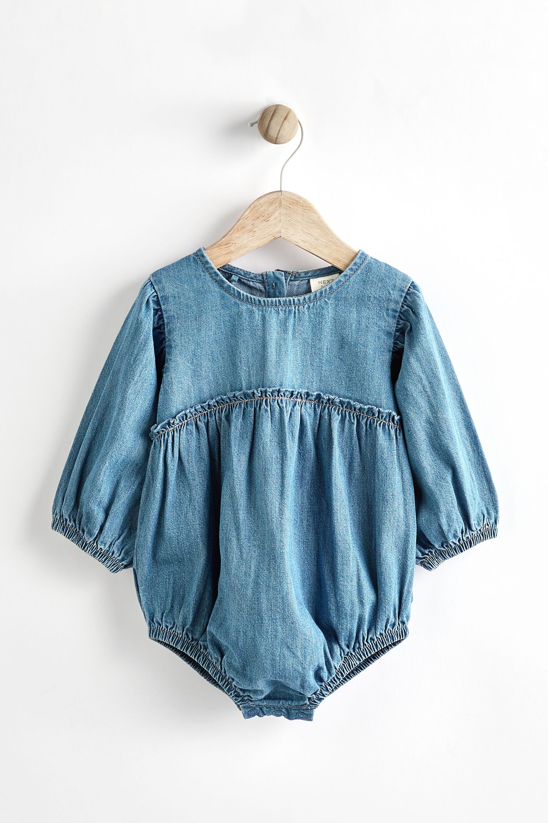 Denim Baby Bloomer Romper with Tights (0mths-3yrs)