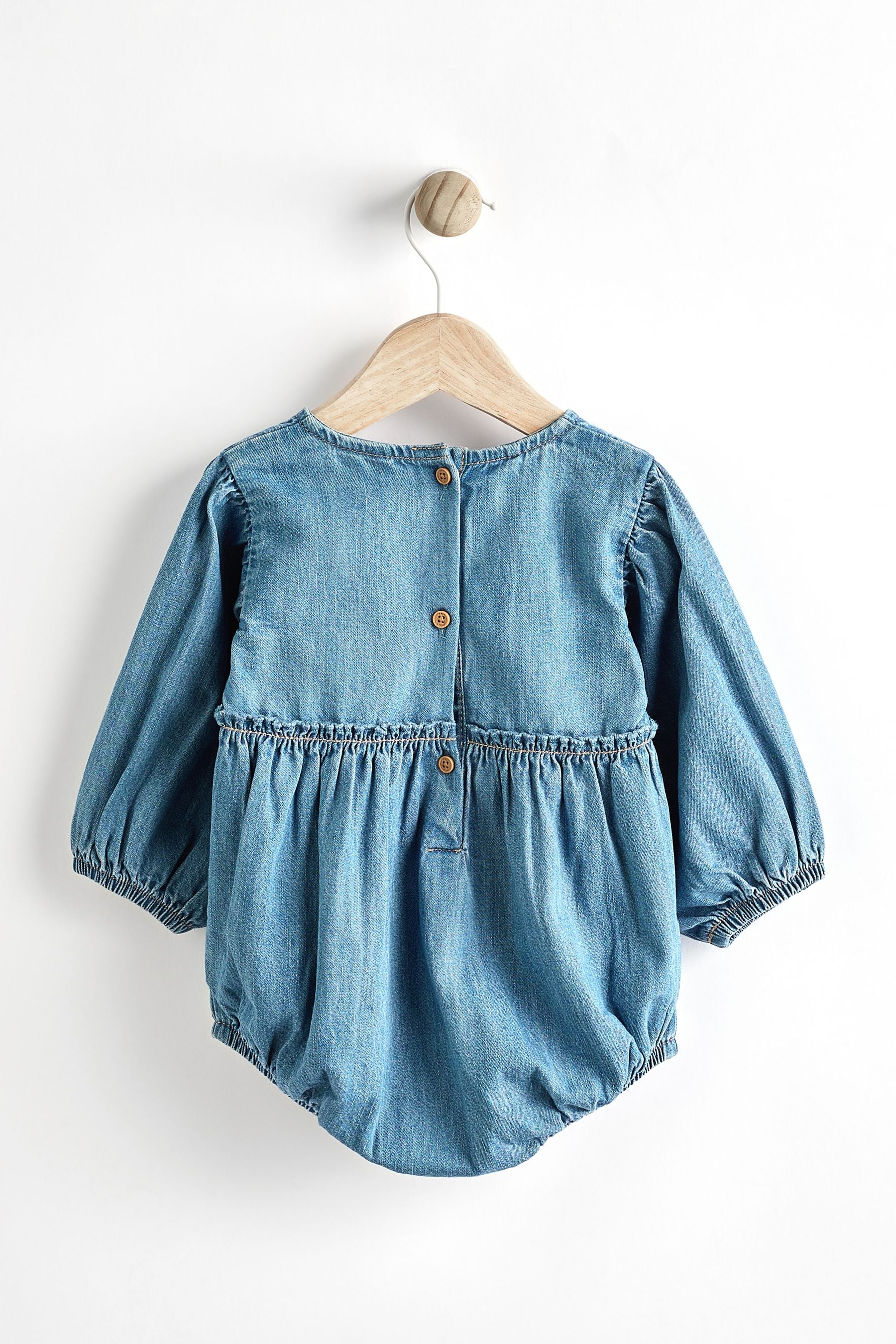 Denim Baby Bloomer Romper with Tights (0mths-3yrs)