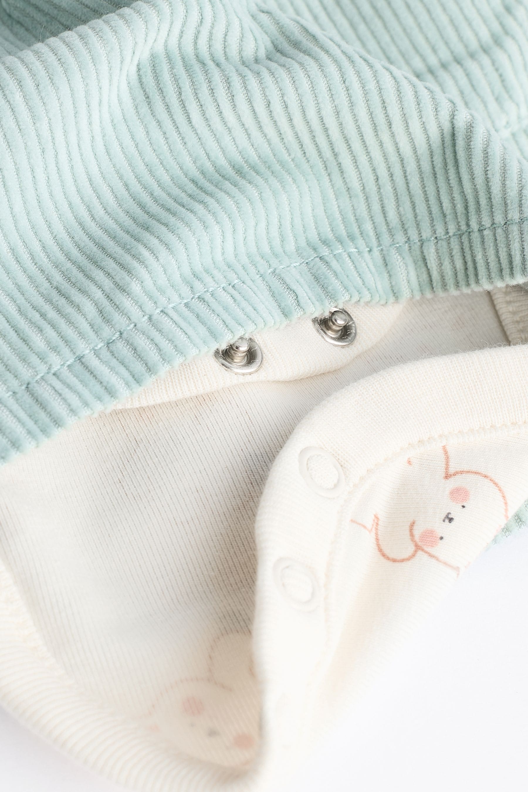 Mint Green Corduroy Baby Pinafore Dress (0mths-2yrs)