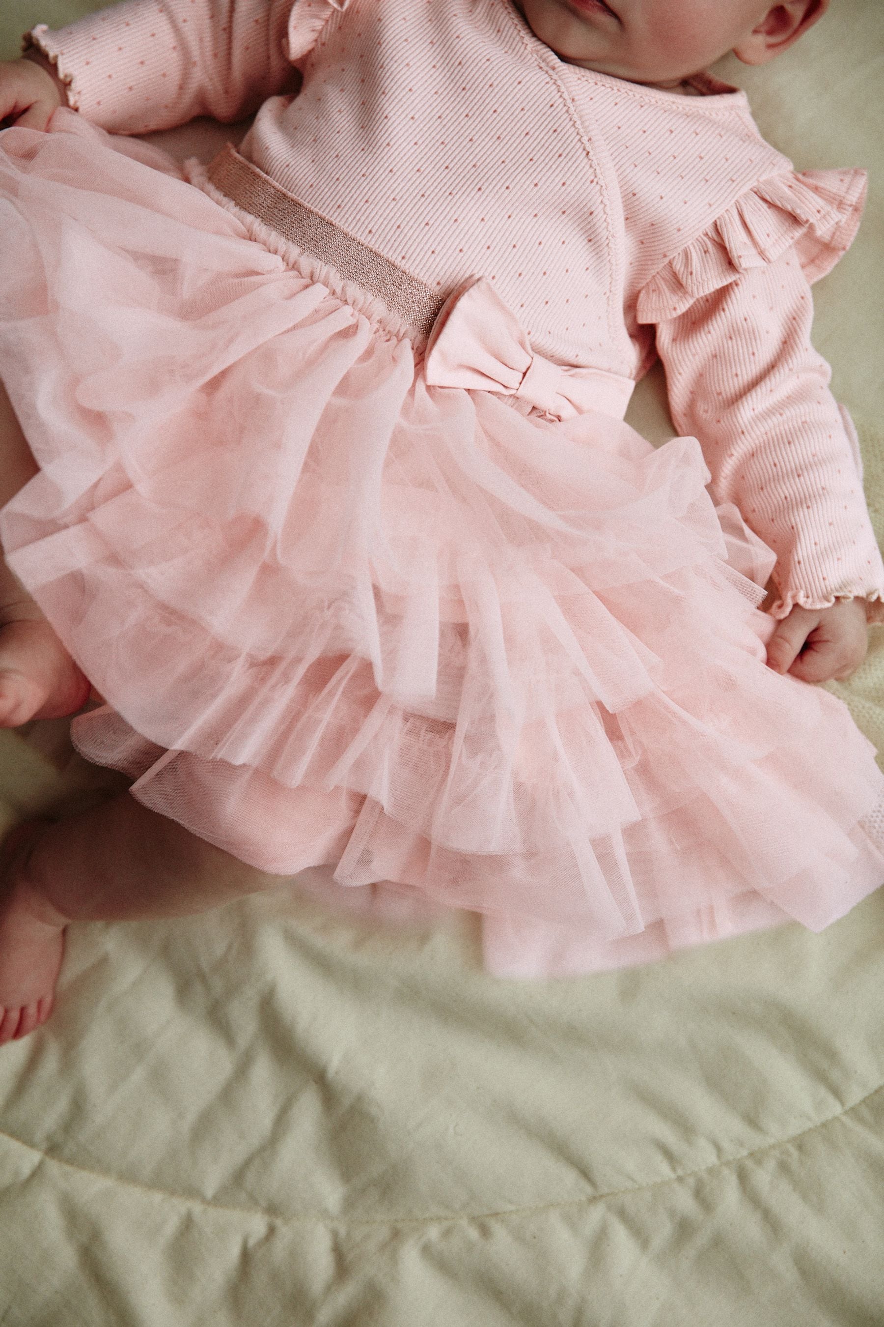 Pink Mesh Tutu Baby Dress (0mths-2yrs)