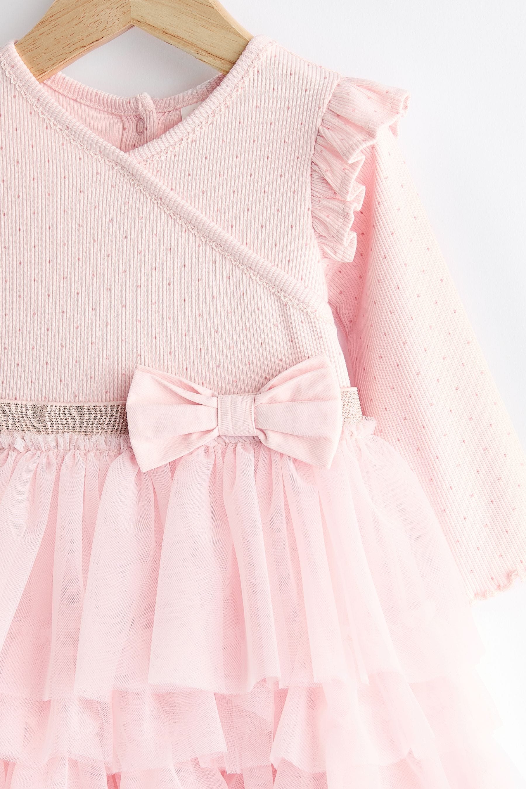 Pink Mesh Tutu Baby Dress (0mths-2yrs)