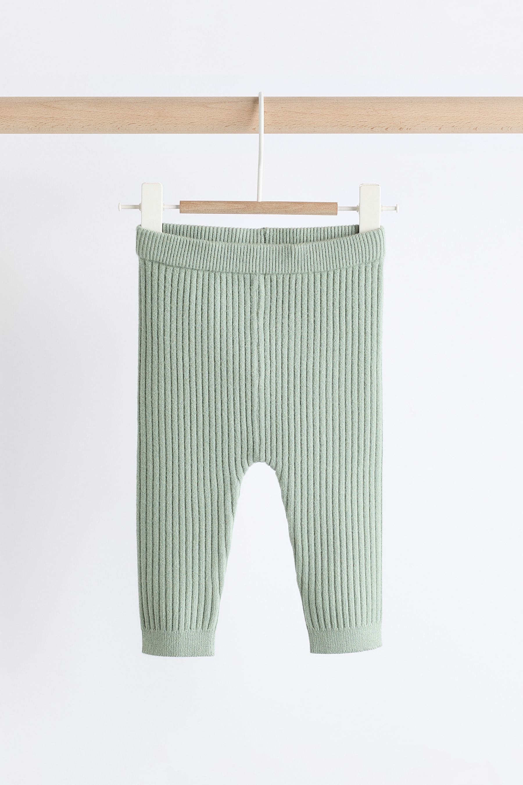 Sage Green Knitted Baby Jumper & Leggings Set (0mths-3yrs)