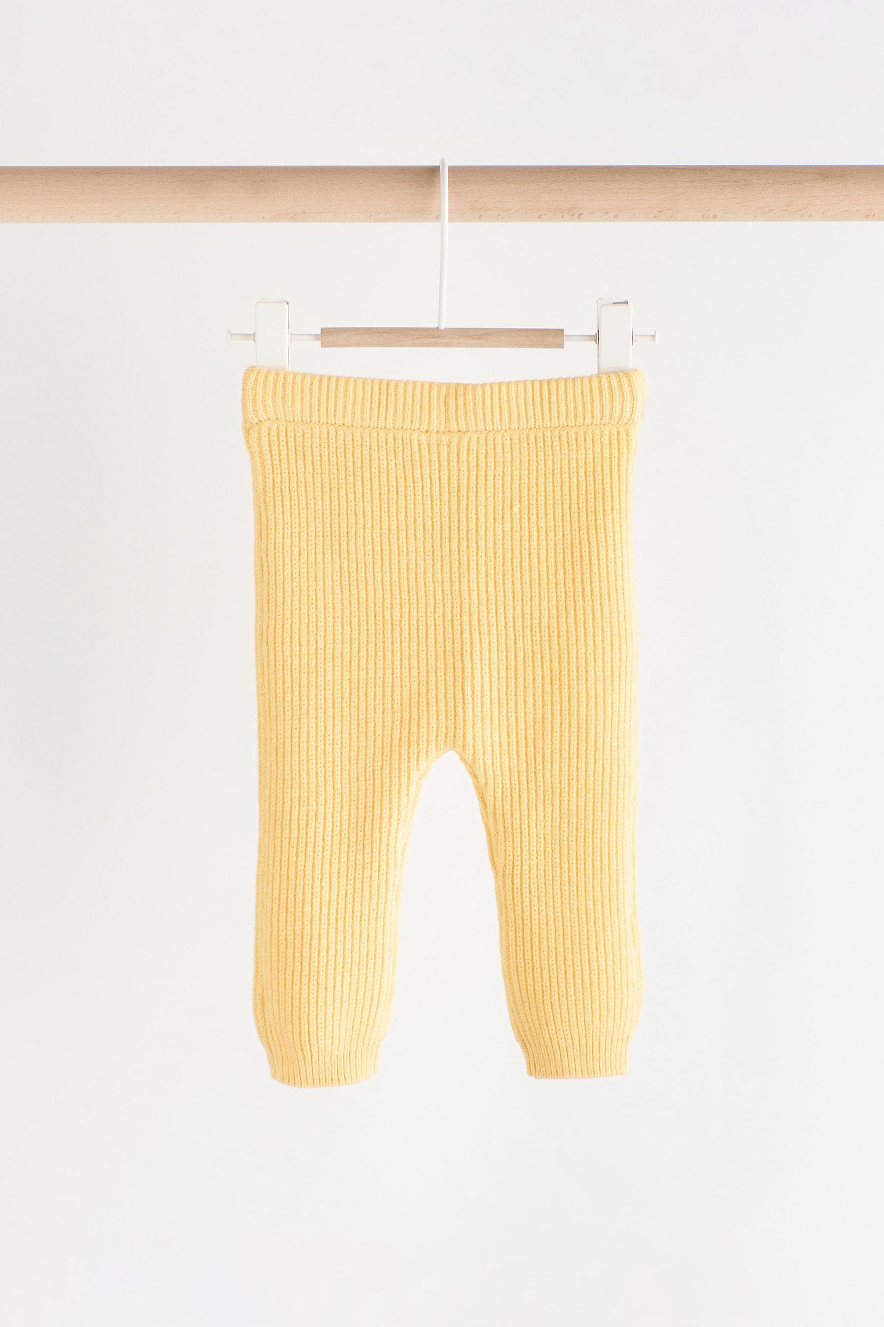 Yellow Knitted Baby Jumper & Leggings Set (0mths-2yrs)