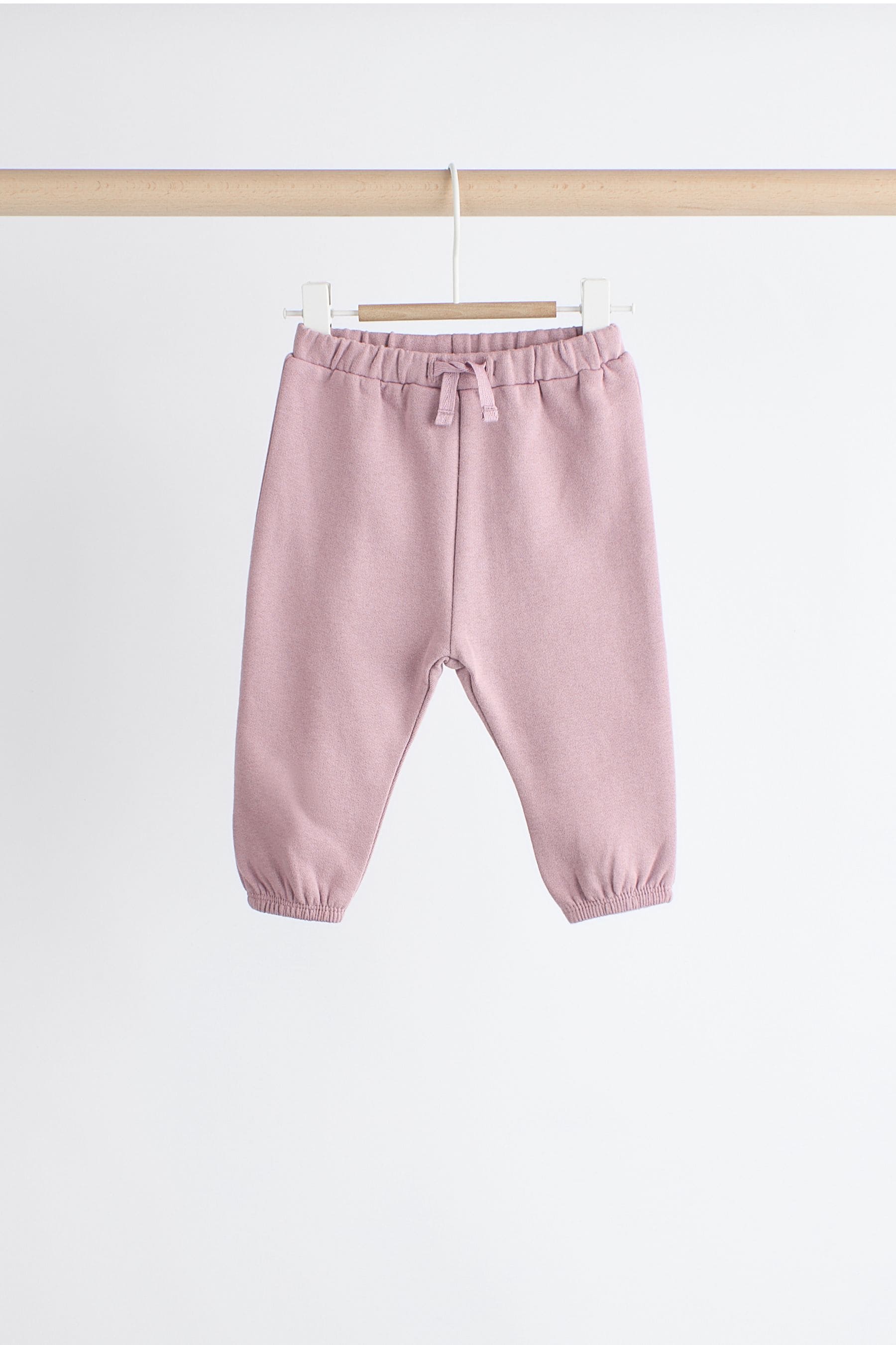 Pink/Cream Baby Sweatshirt & Joggers Set 6 Pack