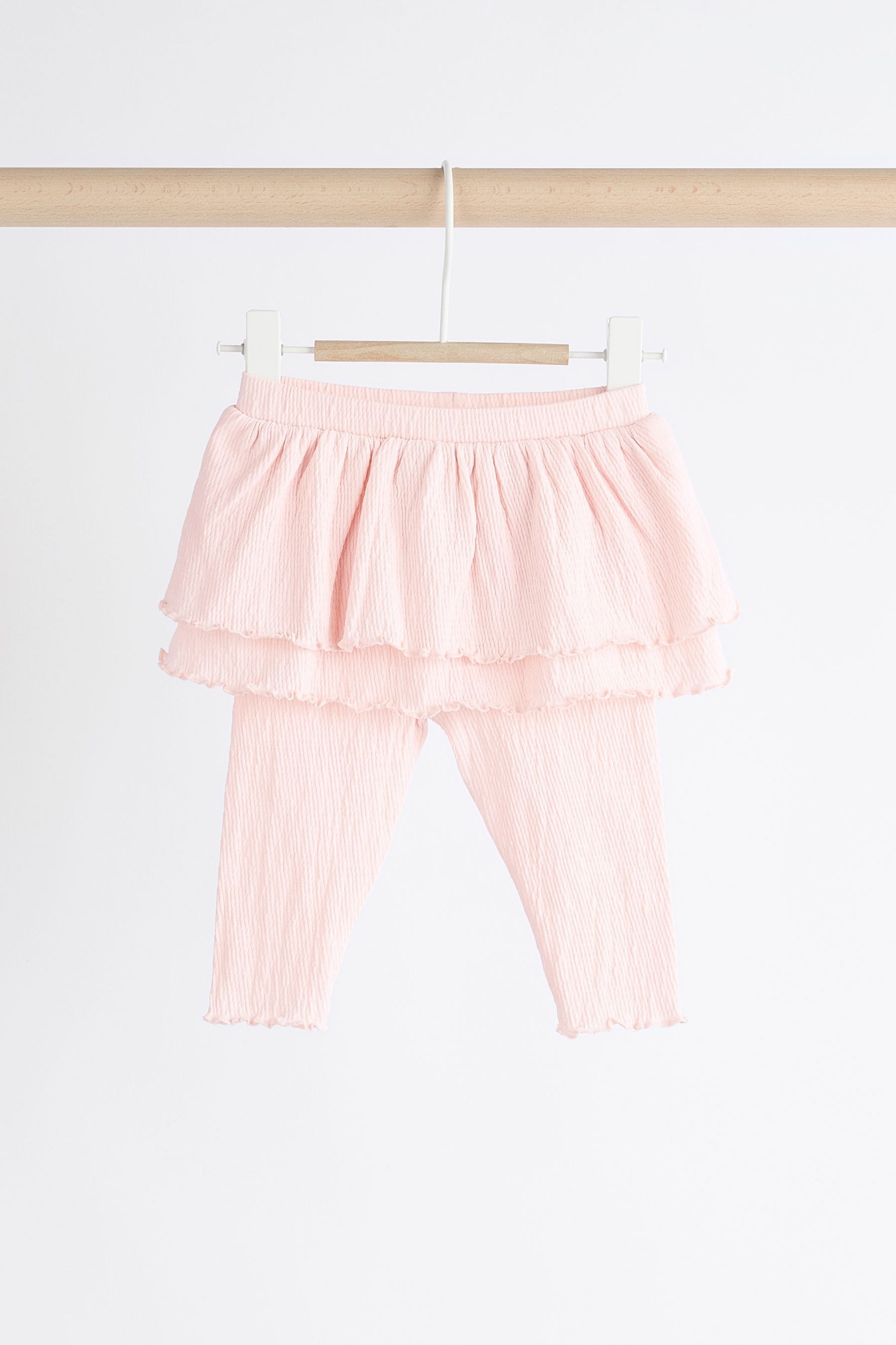 Pink/Cream Baby Tutu Leggings 2 Pack