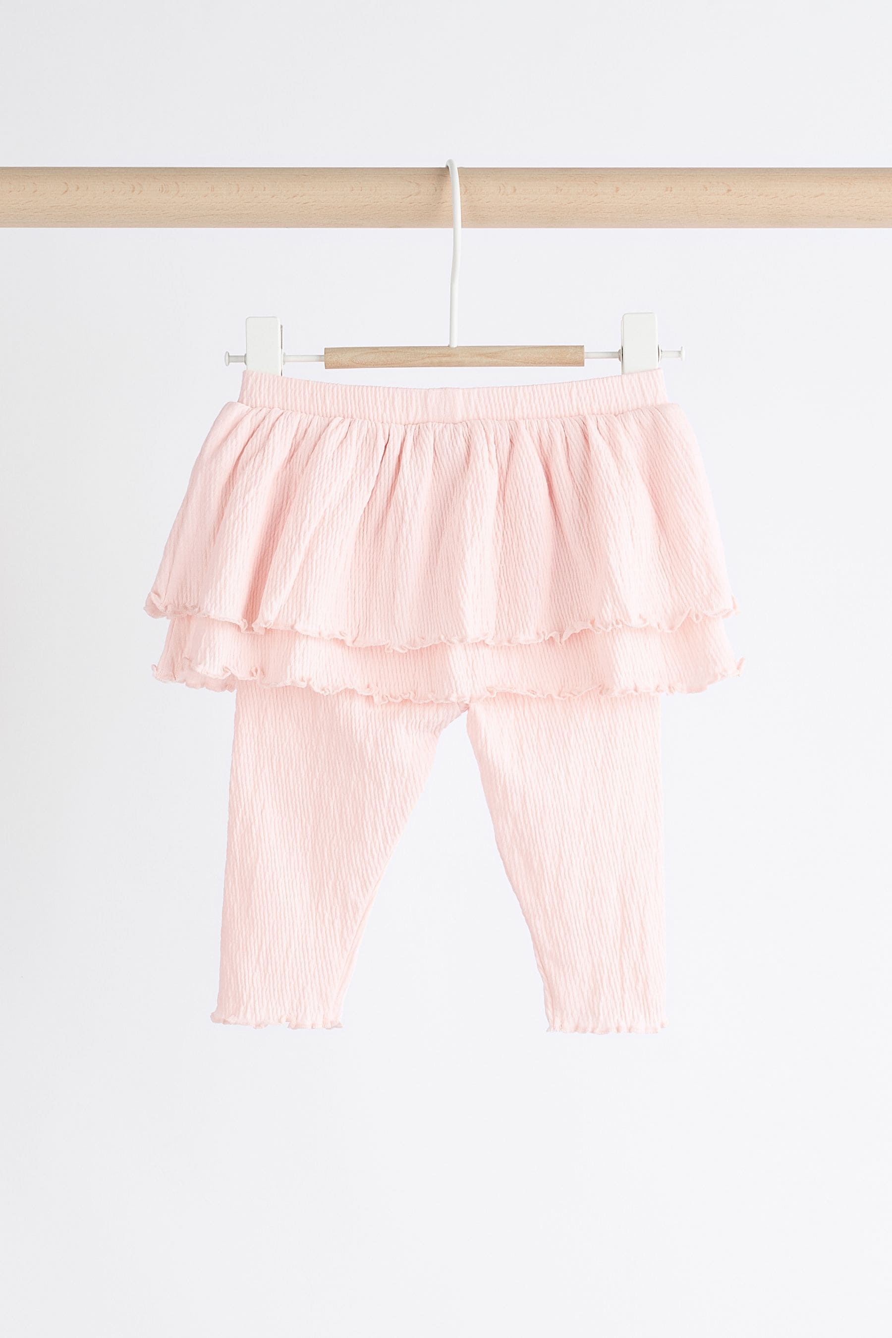 Pink/Cream Baby Tutu Leggings 2 Pack