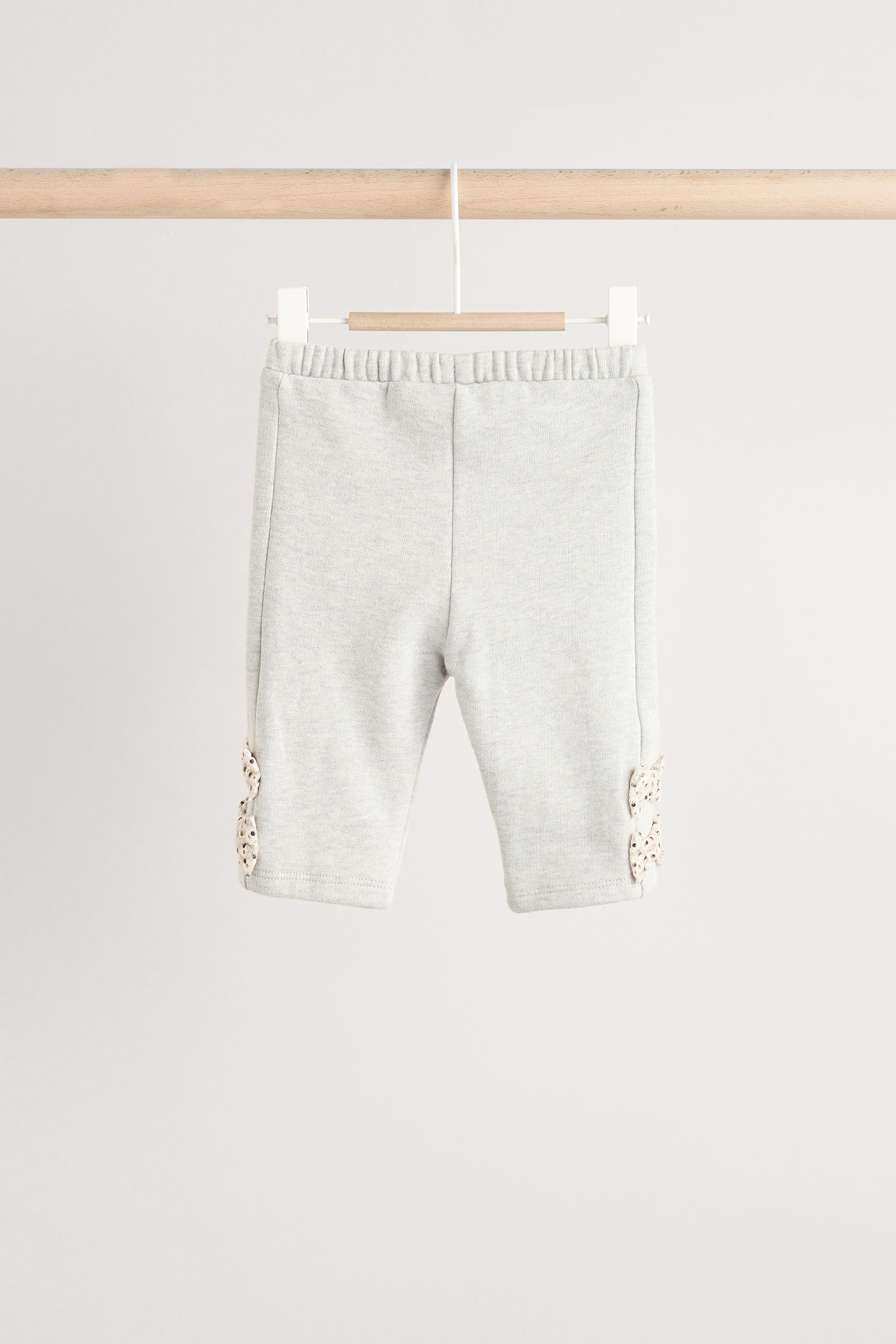 Grey/White Taping Baby Sweatshirt and Joggers Set