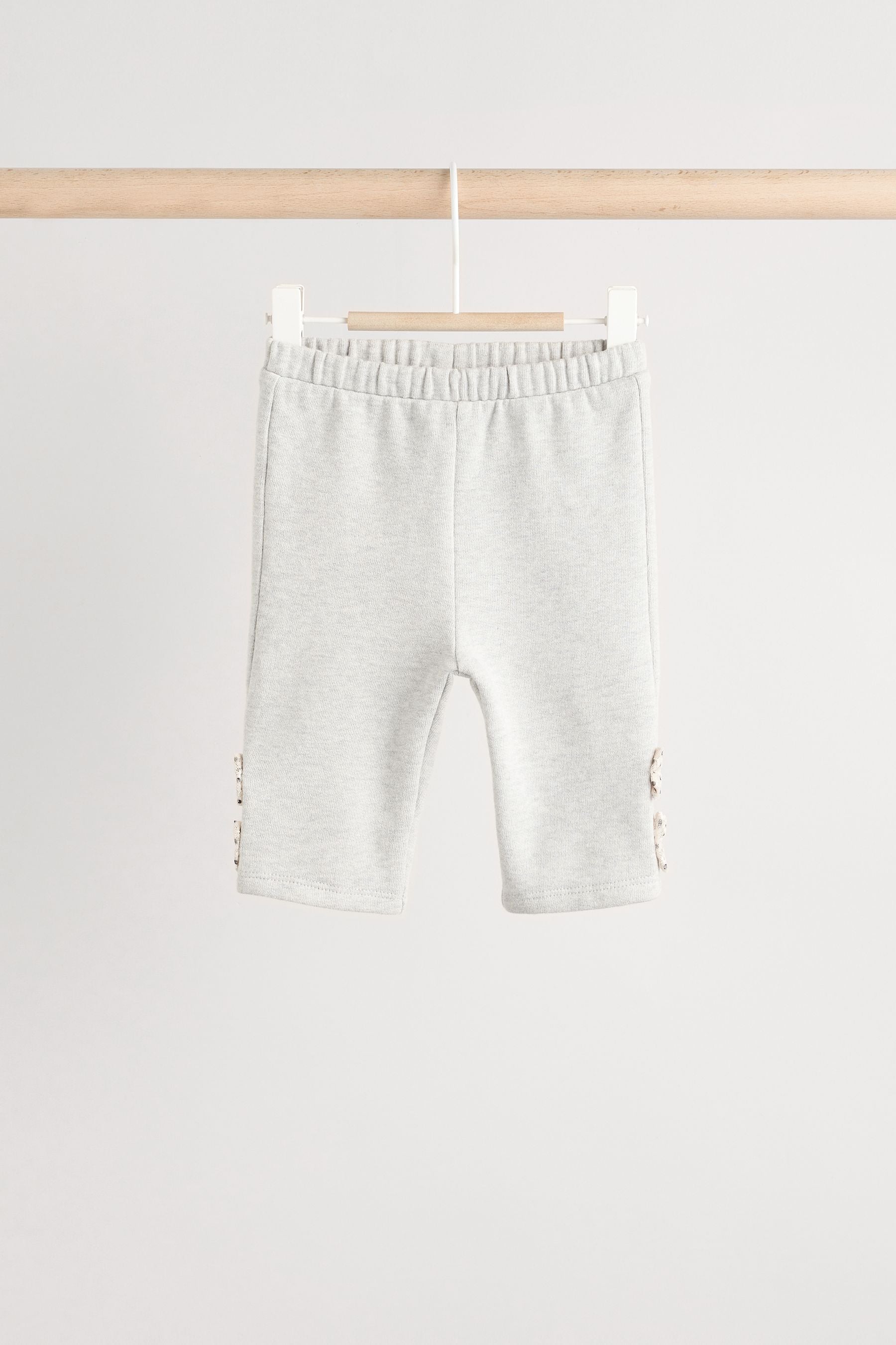 Grey/White Taping Baby Sweatshirt and Joggers Set