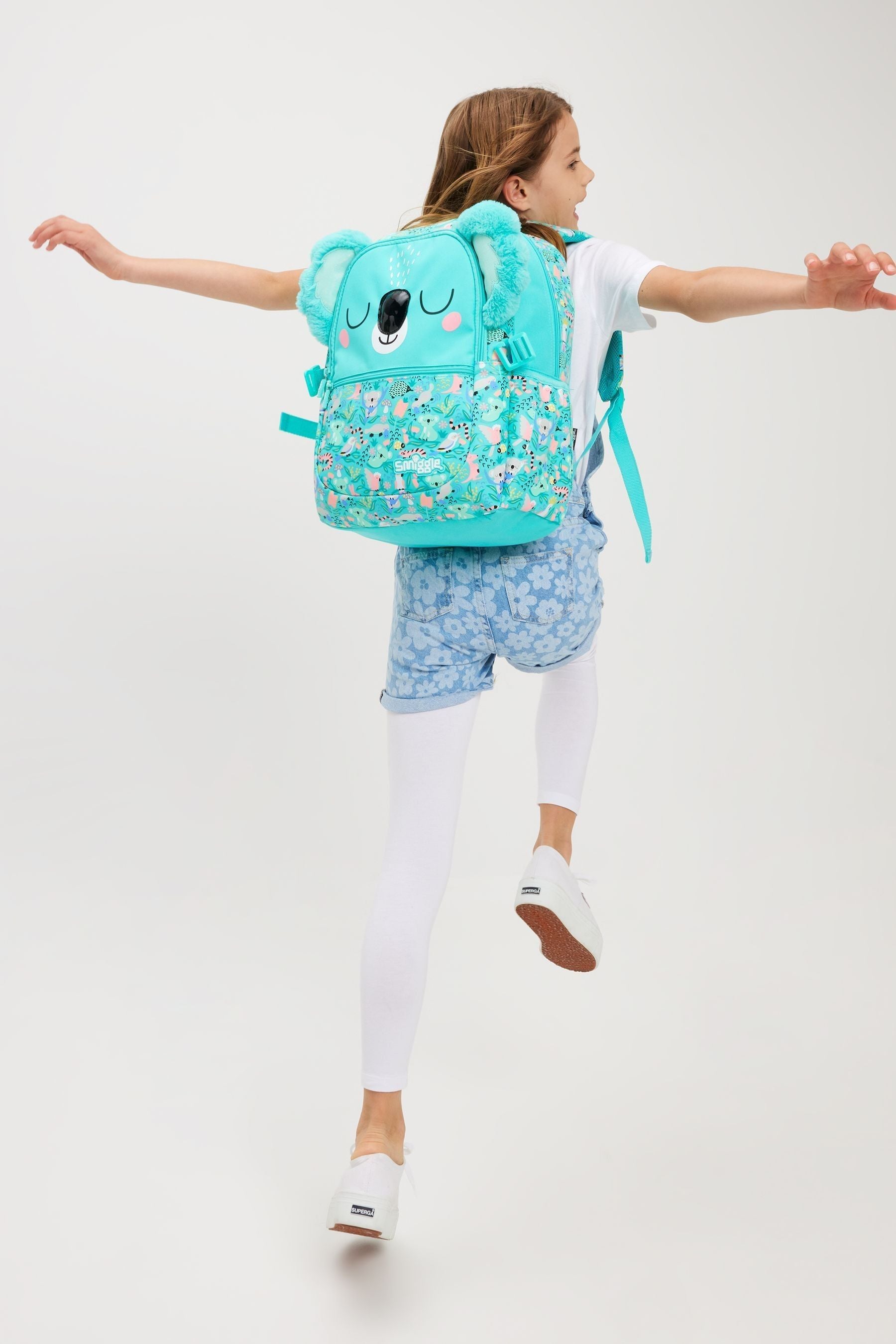 Smiggle Blue Hi There Classic Attach Backpack