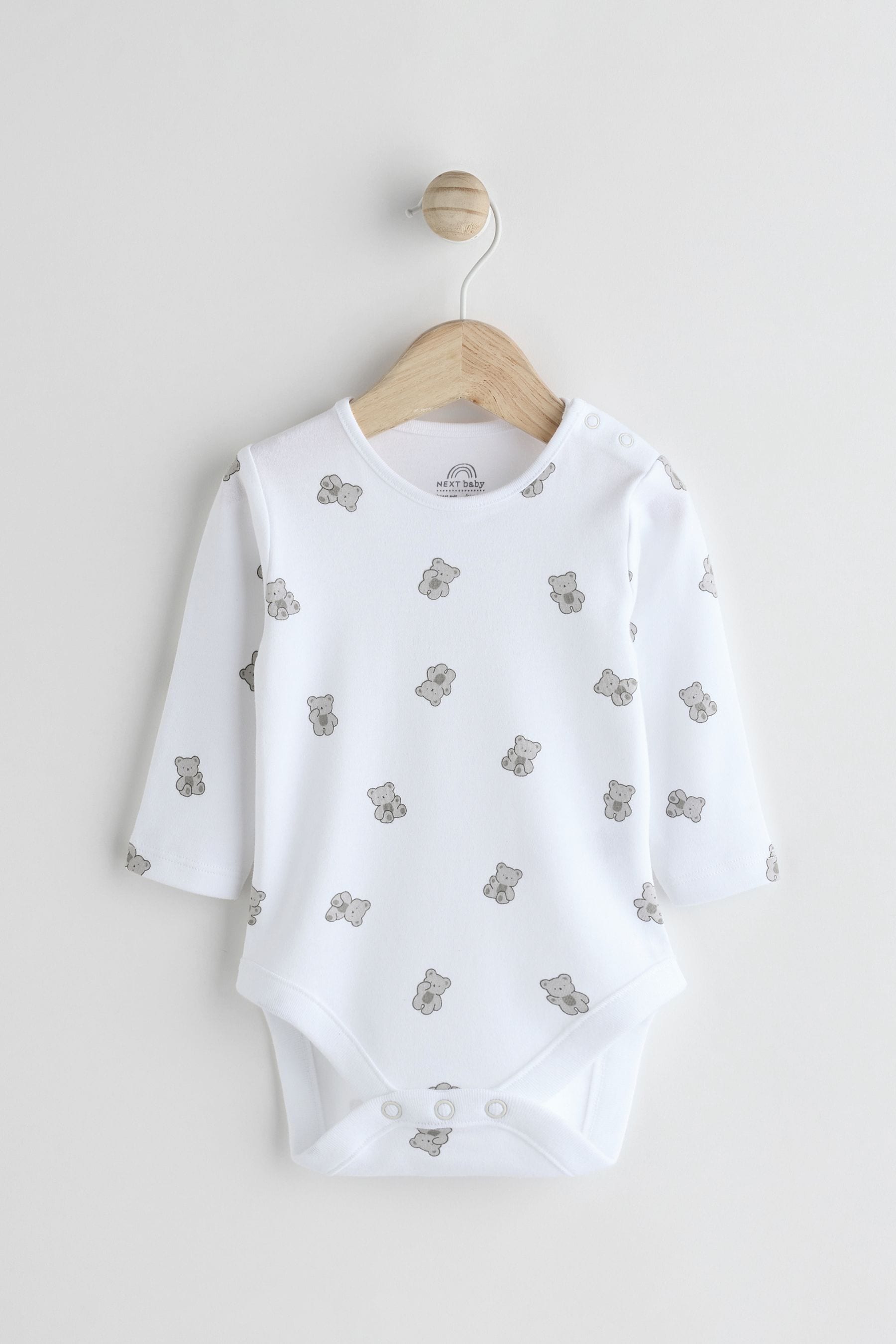 Grey Bear Baby Cord Dungarees and Bodysuit Set (0mths-2yrs)