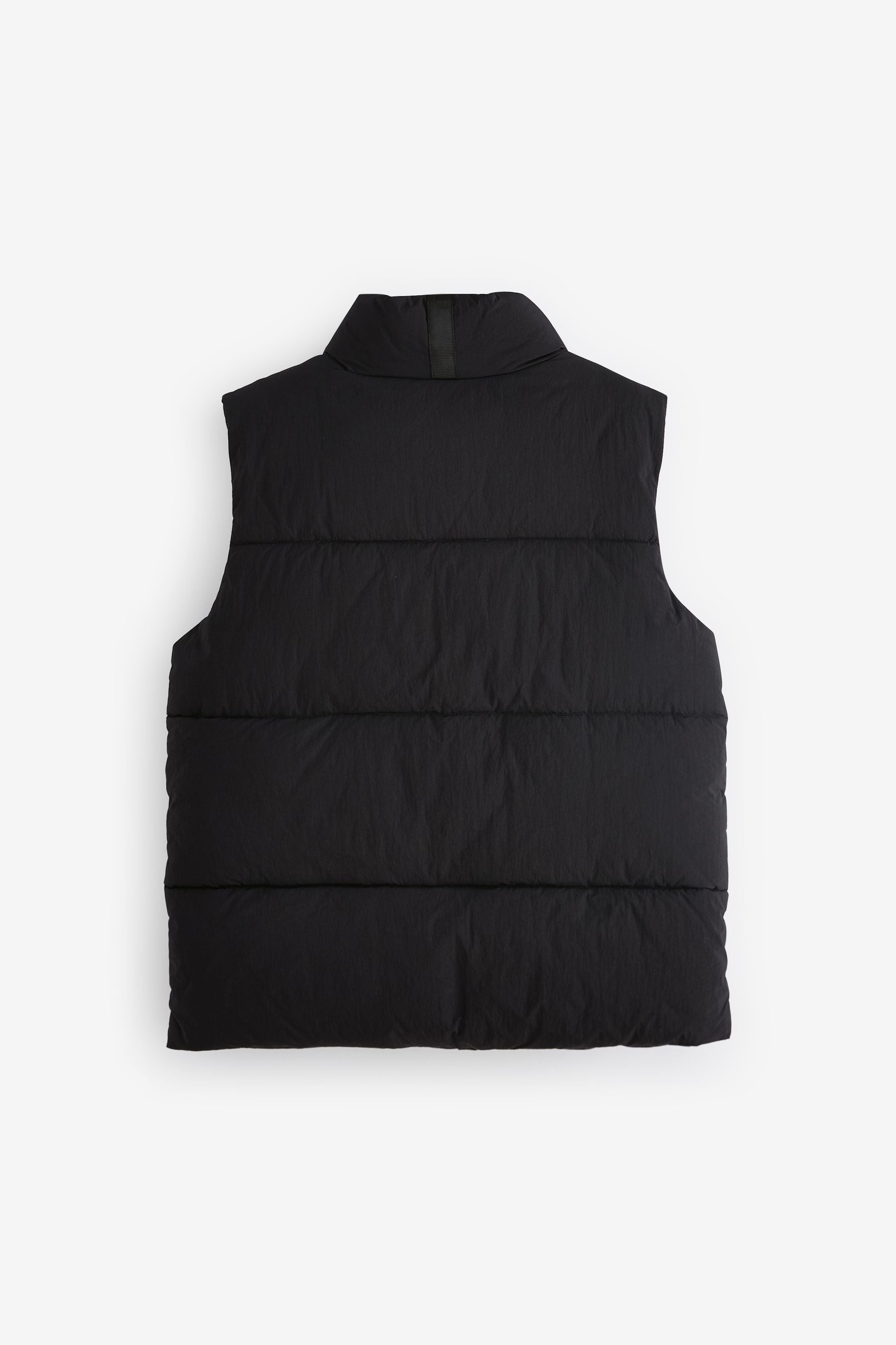 Black Padded Puffer Gilet (3-16yrs)