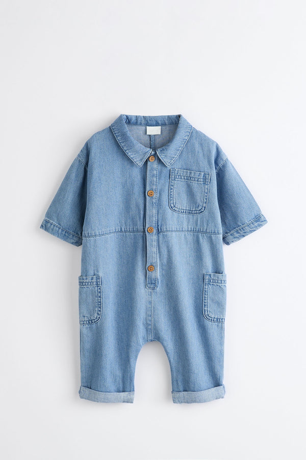 Denim Baby 100% Cotton Romper (0mths-2yrs)