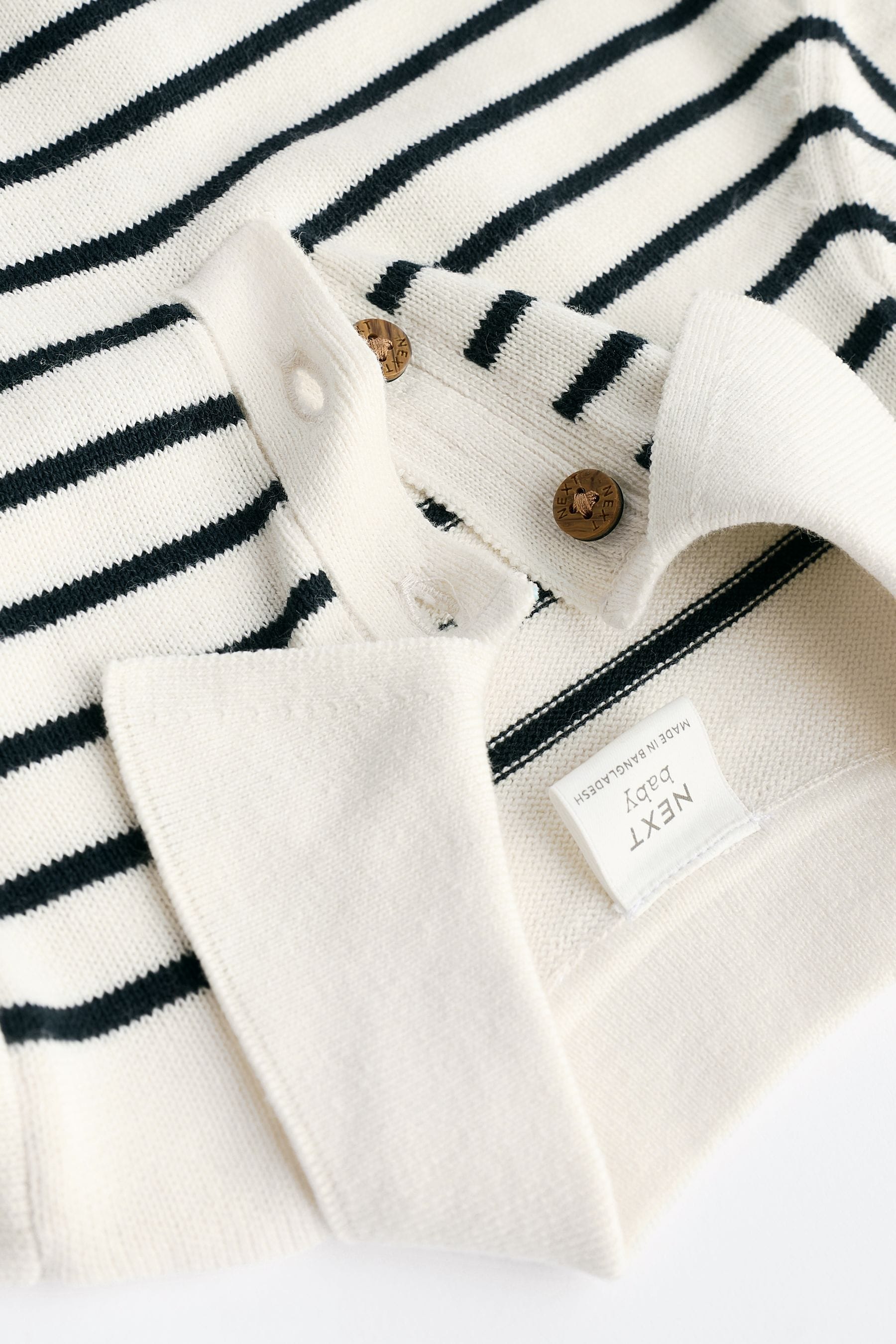 Navy Stripe Baby Woven100% Cotton  Top and Trousers Set (0mths-2yrs)