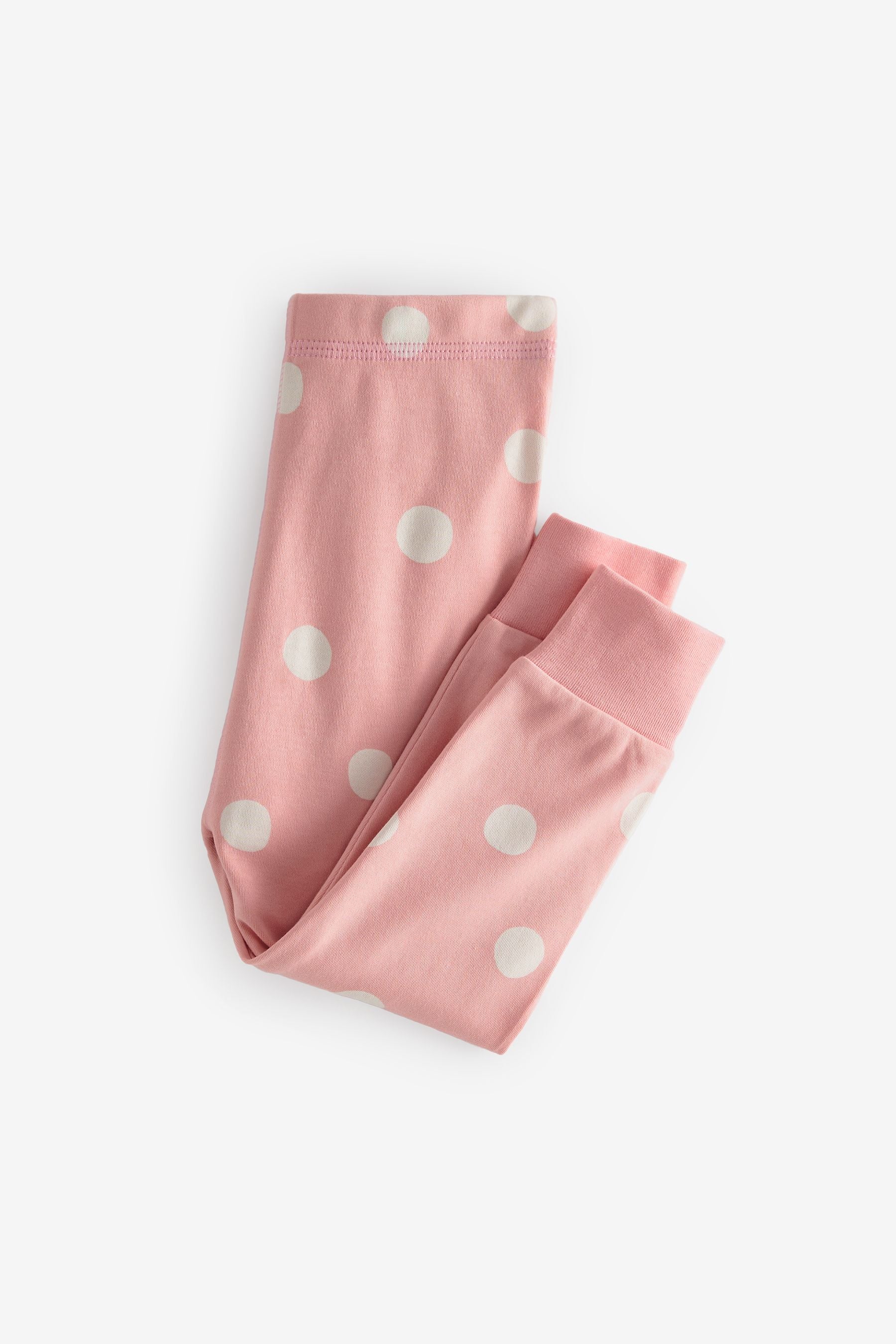 Pink/White Heart/Flower/Spot Stampy 100% Cotton Pyjamas 3 Pack (9mths-16yrs)