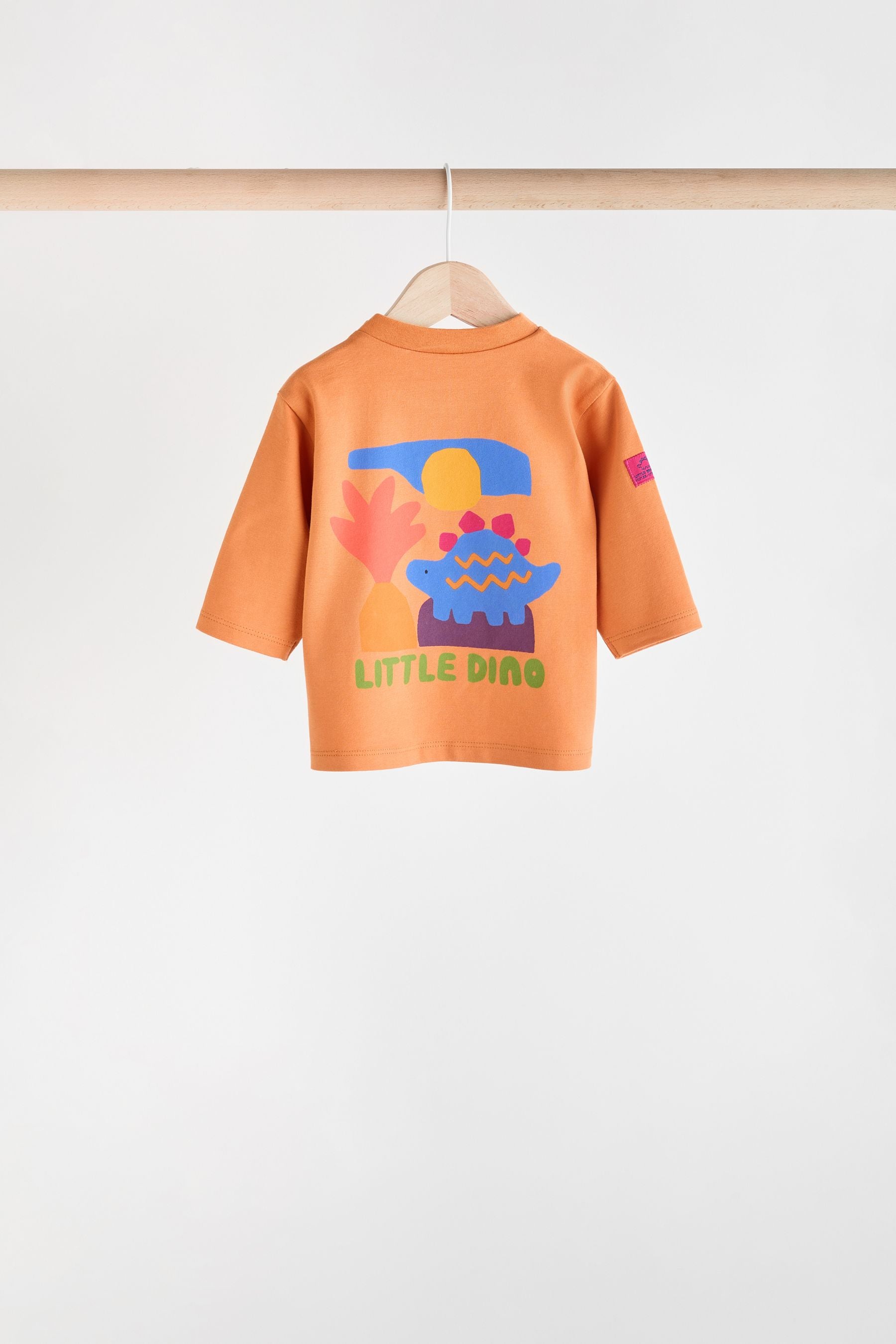 Bright Dino Baby Sweatshirt and Joggers Set 6 Pack