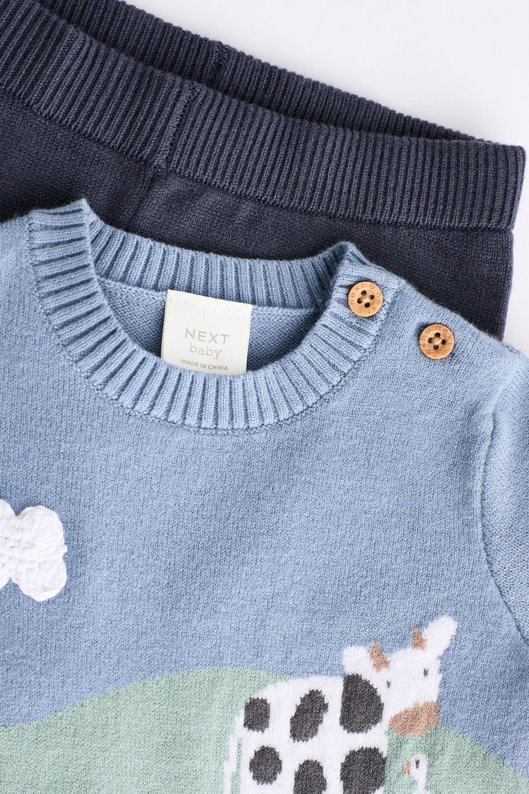 Blue Farm Baby Knitted Top and Leggings Set (0mths-2yrs)