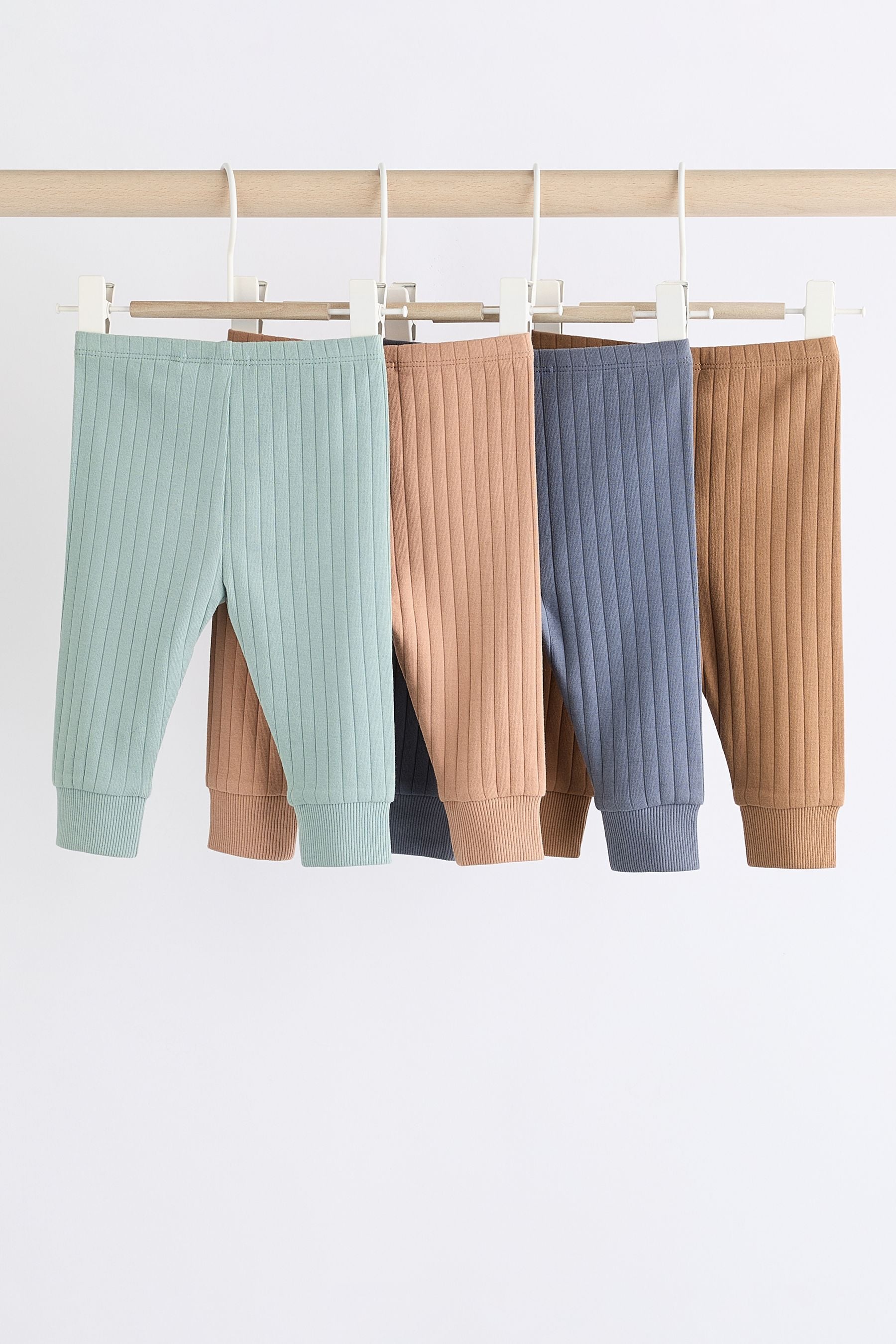 Minerals Rib Baby Leggings 4 Pack