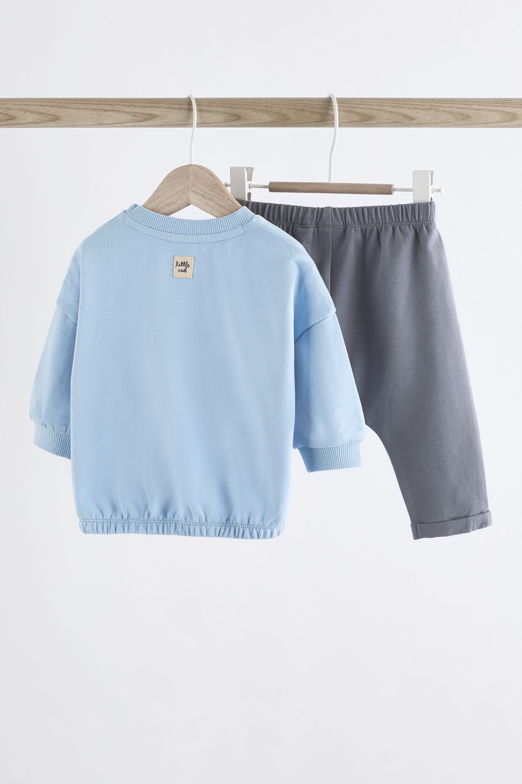 Blue Bear Sweatshirt And Leggings Baby Set