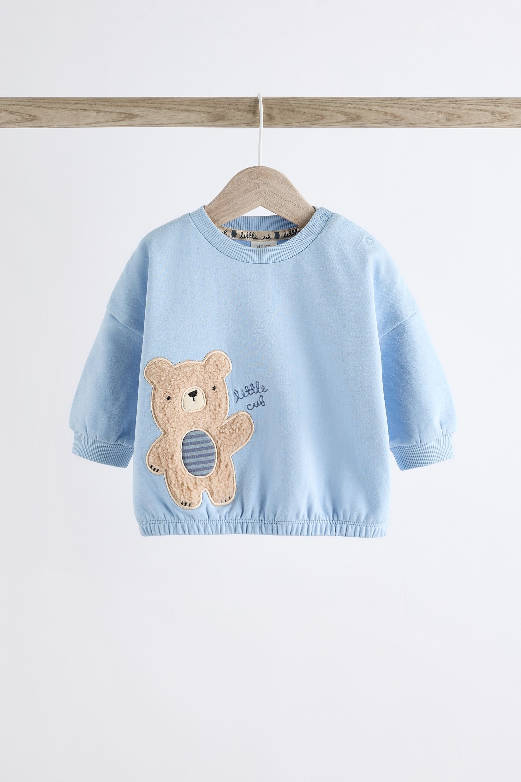 Blue Bear Sweatshirt And Leggings Baby Set