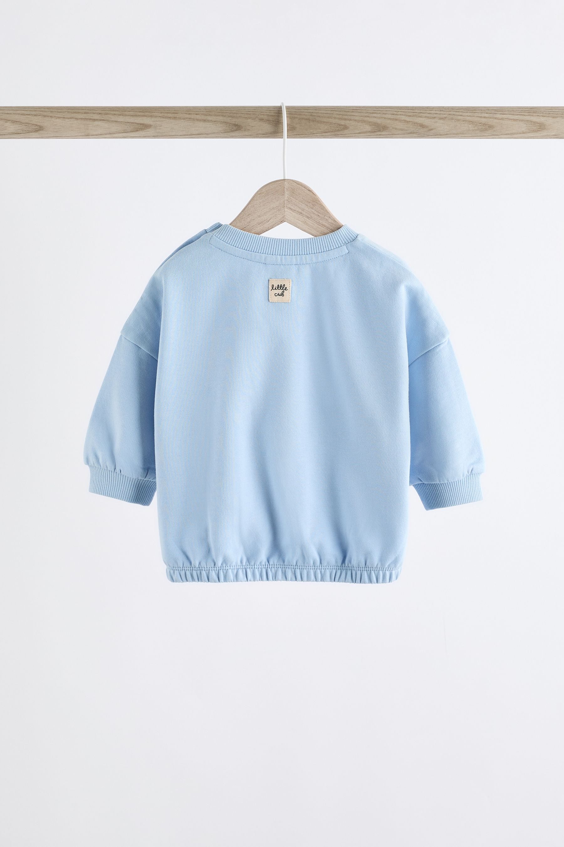 Blue Bear Sweatshirt And Leggings Baby Set