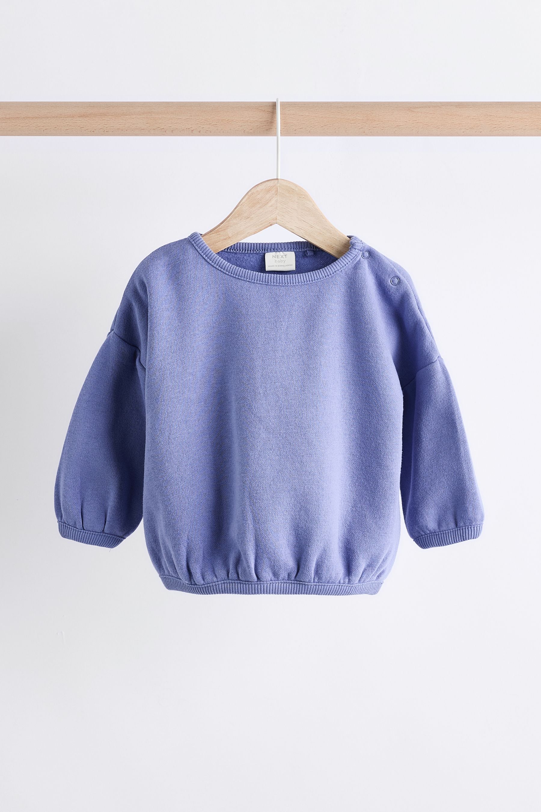 Blue Baby Sweatshirt And Leggings Set