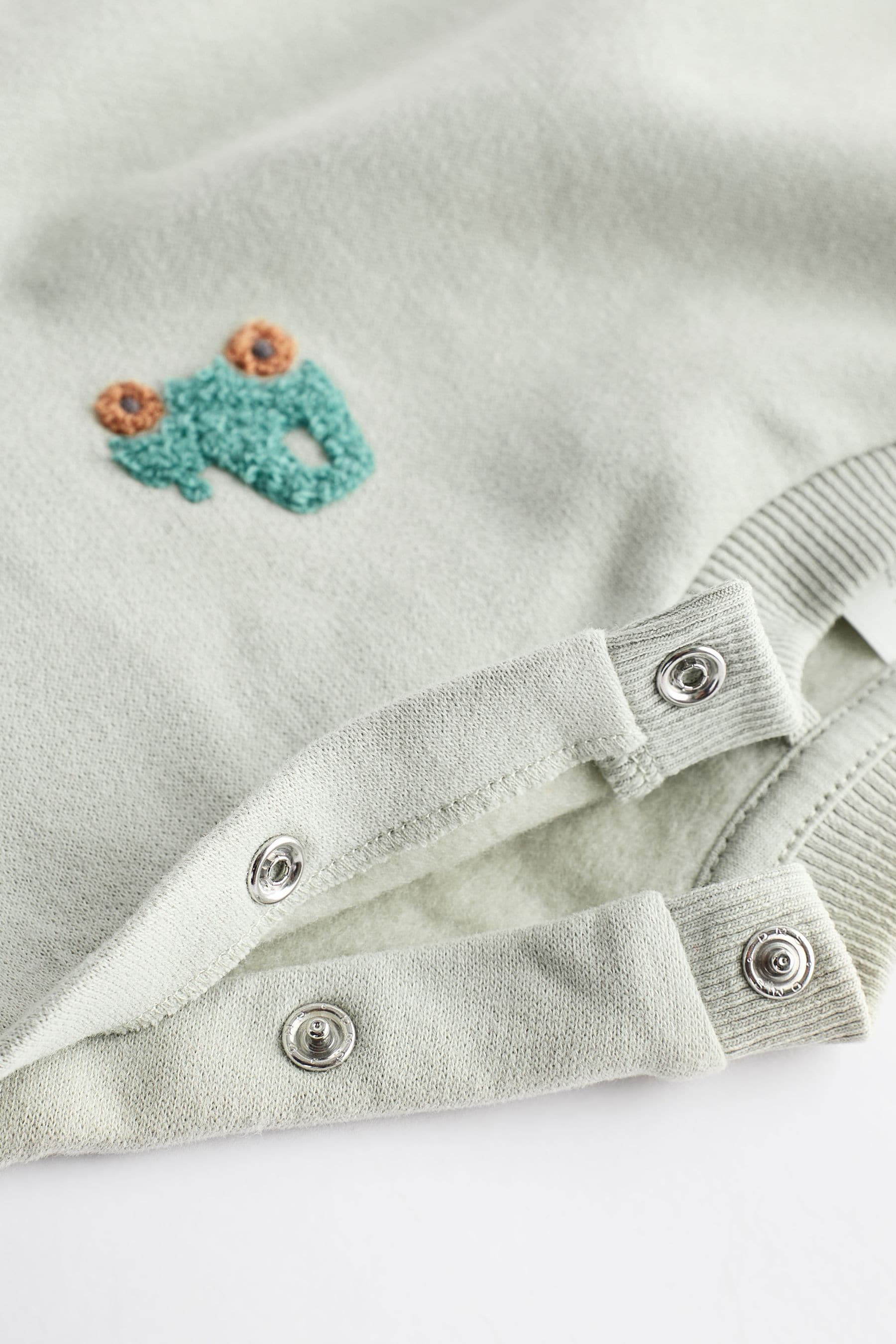 Sage Green Baby Sweatshirt and Joggers Set