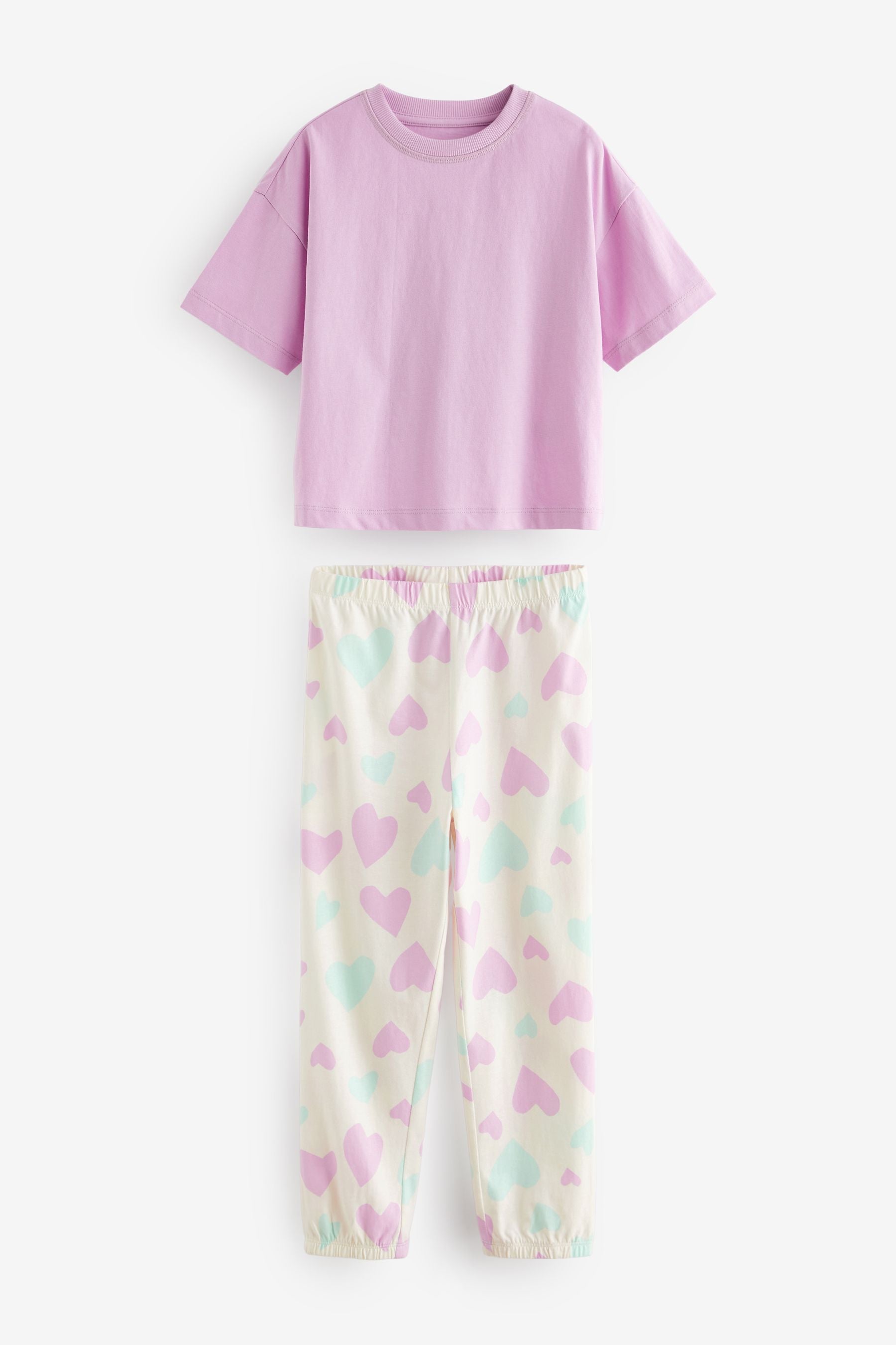 Pastel Purple/Blue Jogger Pyjamas 2 Pack (3-16yrs)