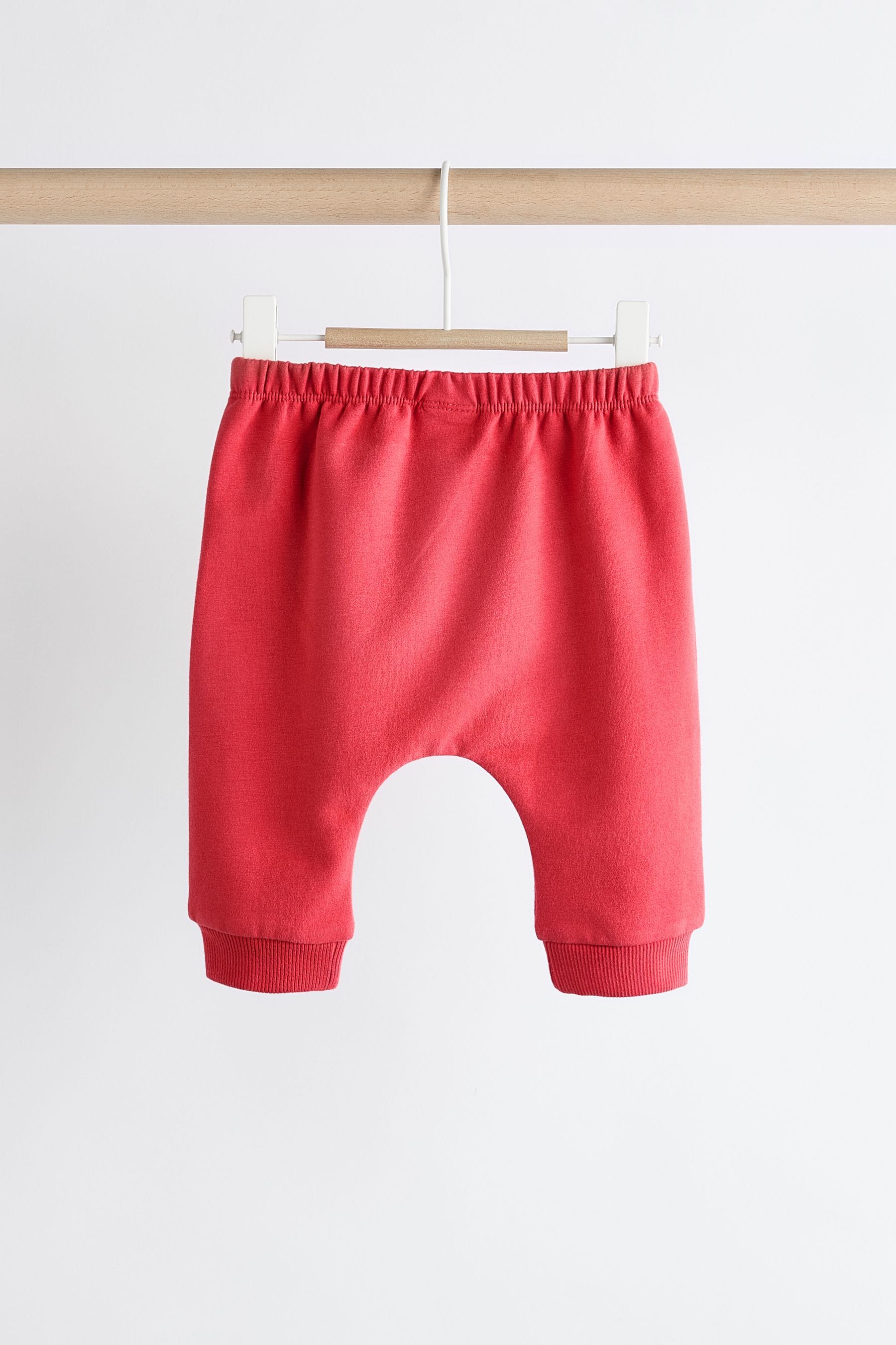 Red Dino Baby Sweatshirt and Joggers Set