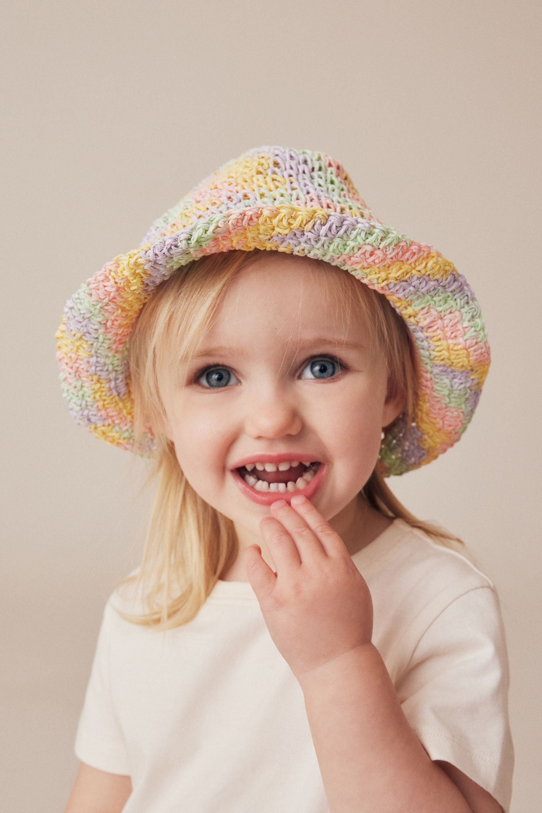 Multi Pastel Trilby Hat (3mths-10yrs)