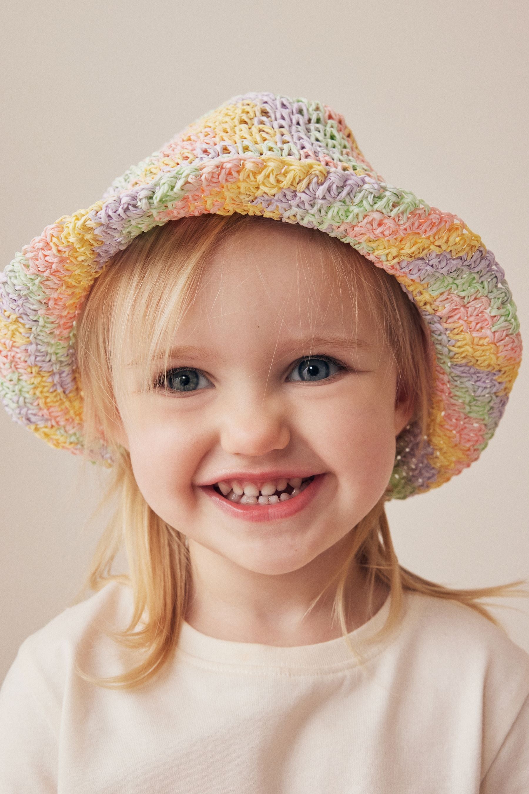 Multi Pastel Trilby Hat (3mths-10yrs)