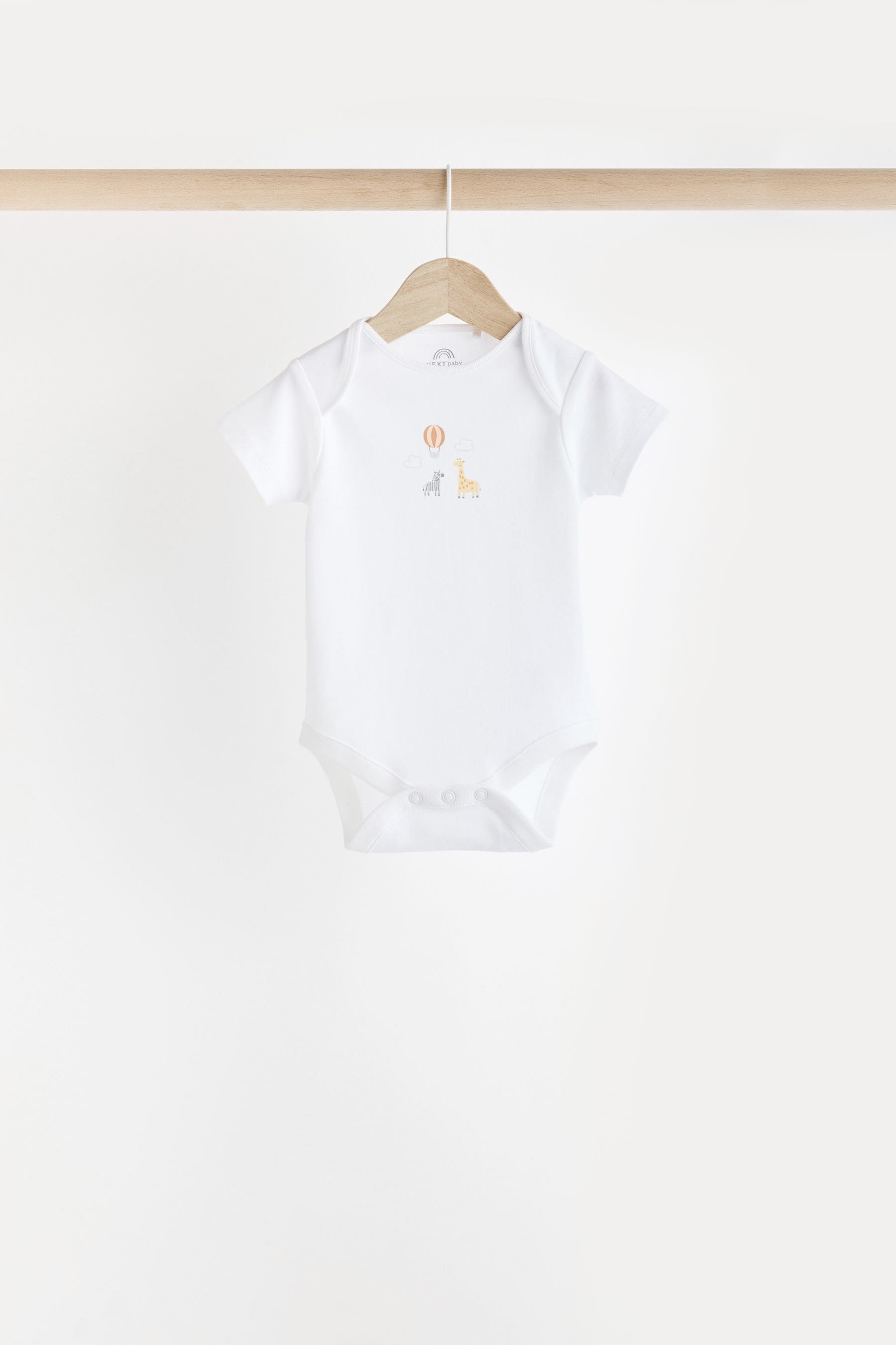 White Organic Cotton Baby 5 Piece Set (0-9mths)