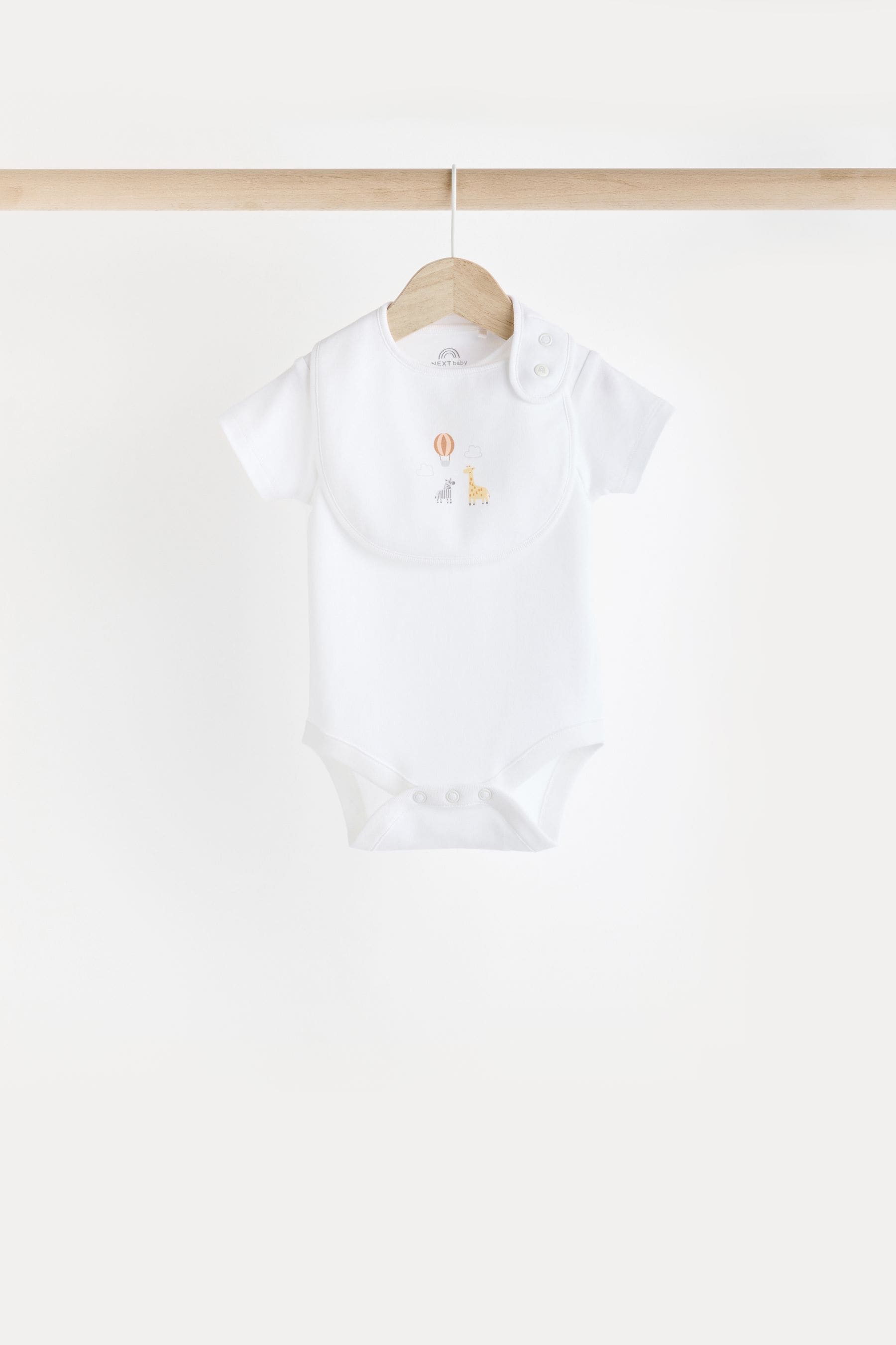 White Organic Cotton Baby 5 Piece Set (0-9mths)