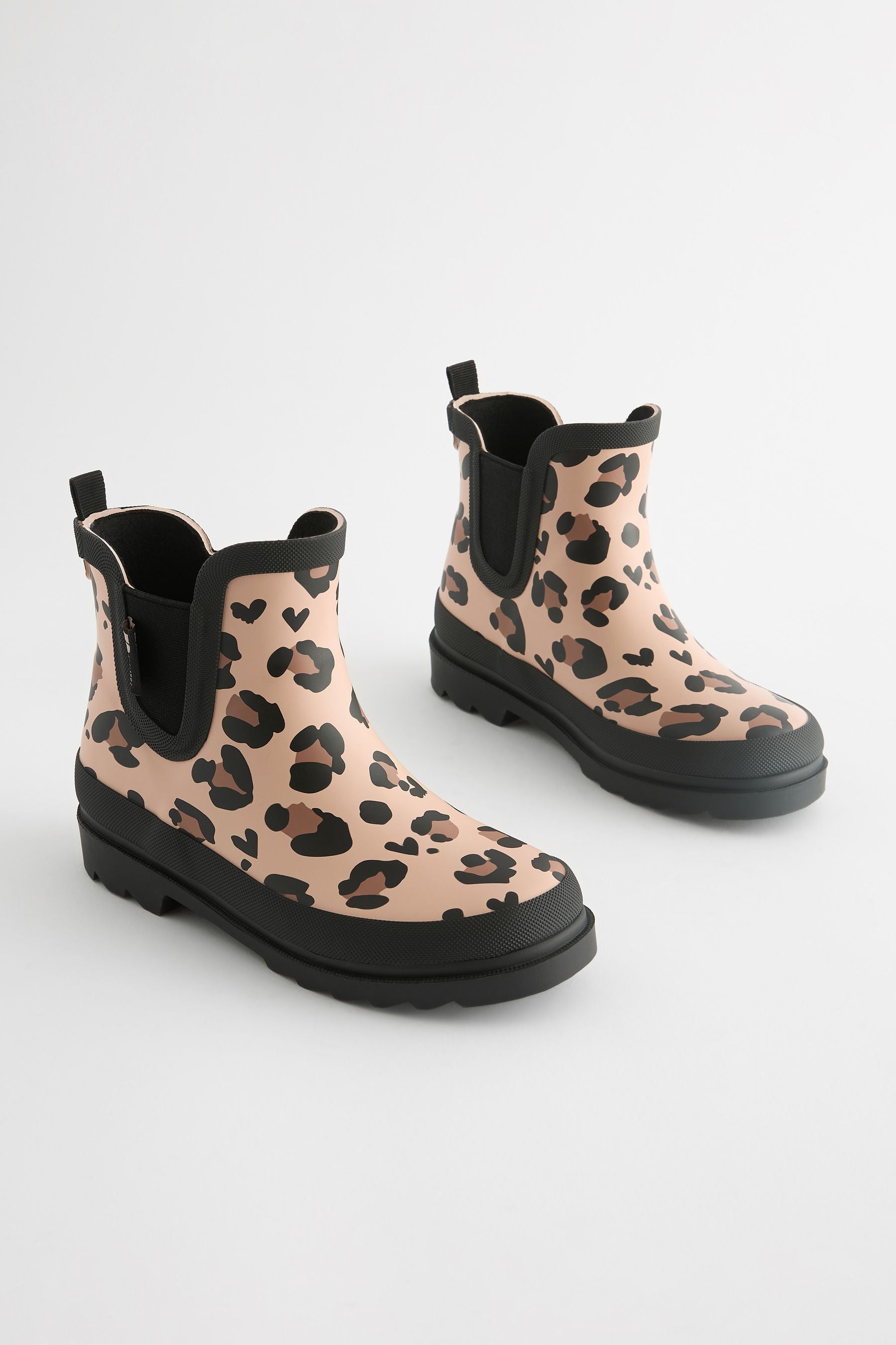 Animal Print Chelsea Wellies