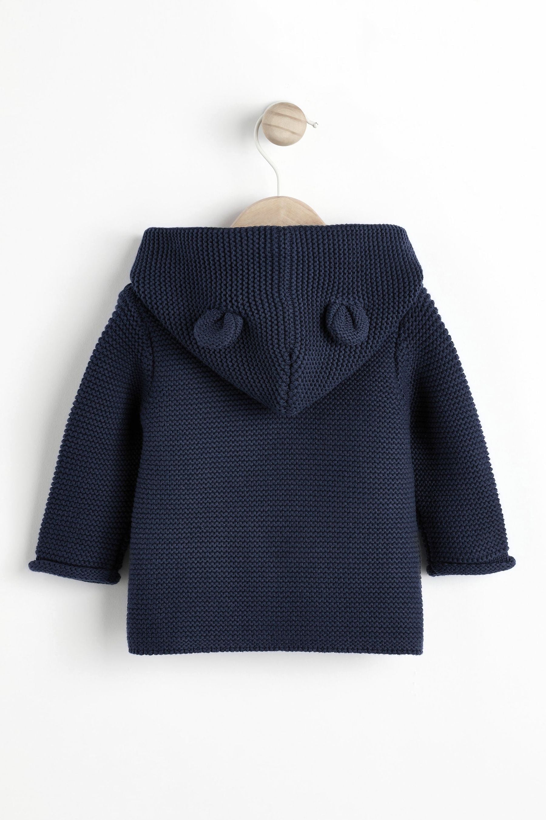 Navy Blue Baby Knitted Cardigan (0mths-2yrs)