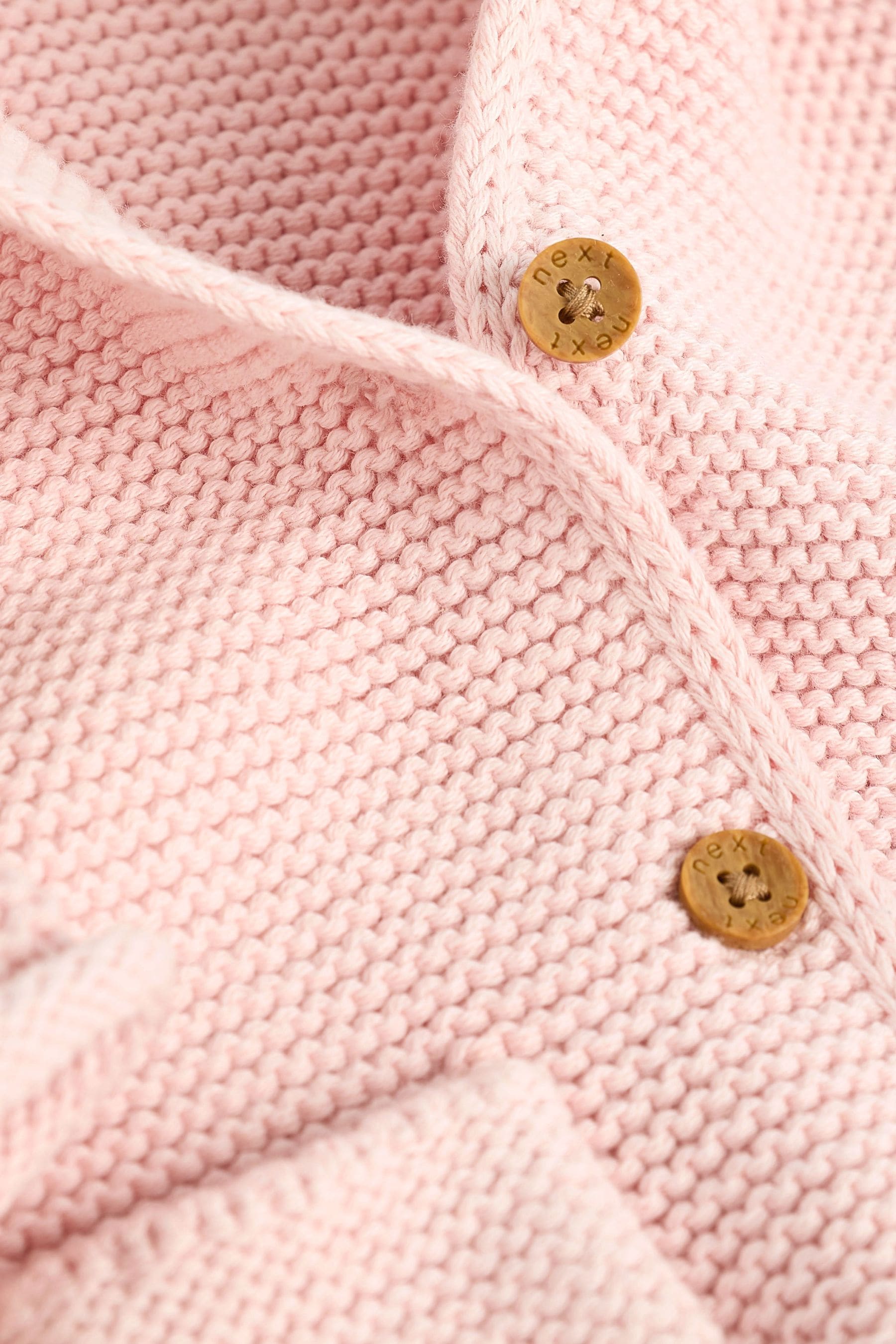 Pink Knitted Baby Cardigan (0mths-2yrs)