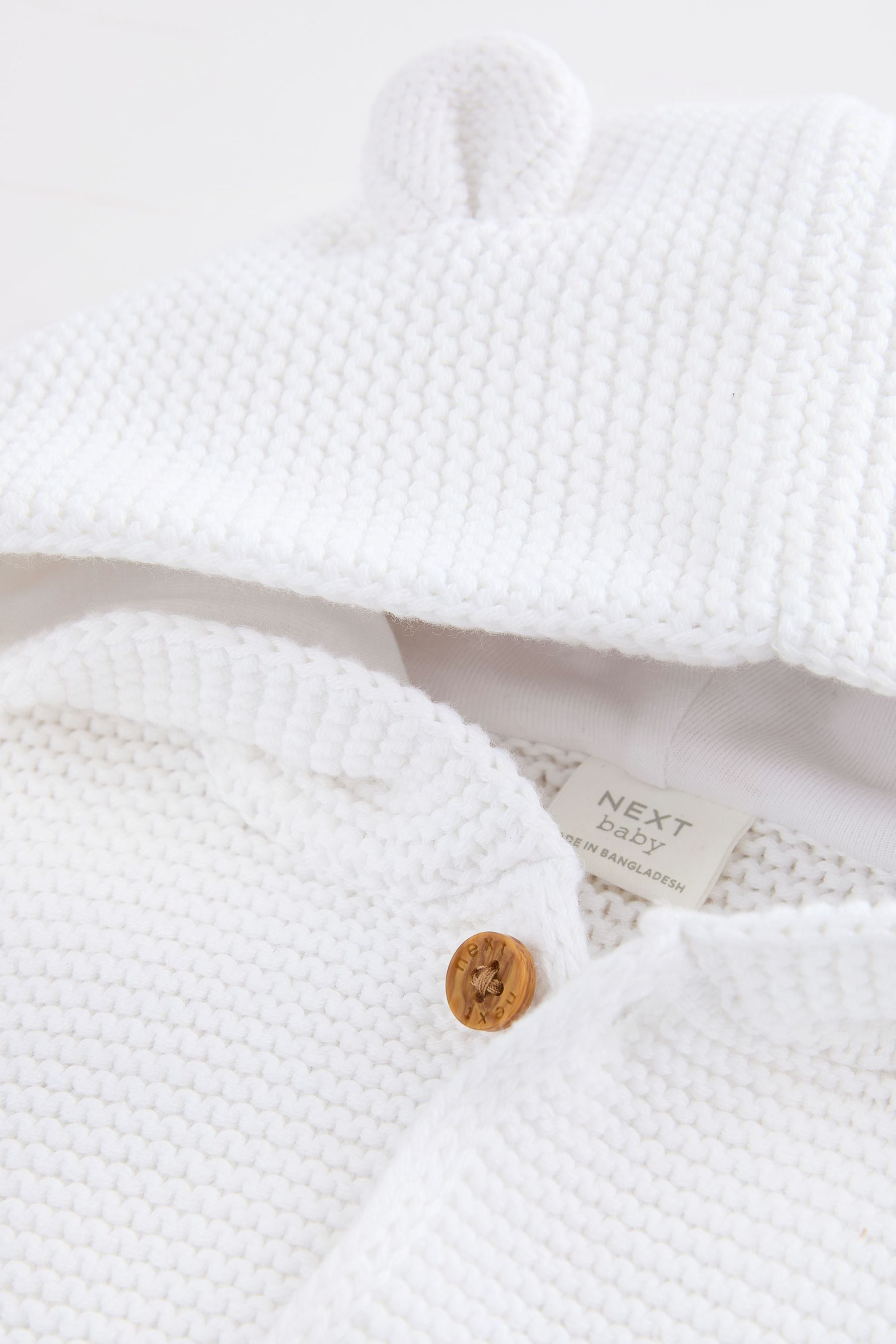 White Baby Knitted Cardigan