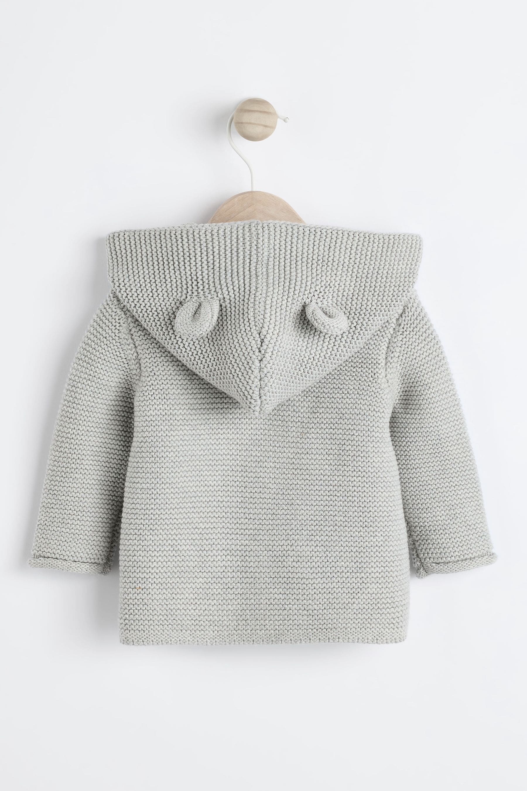 Grey Baby Knitted Cardigan