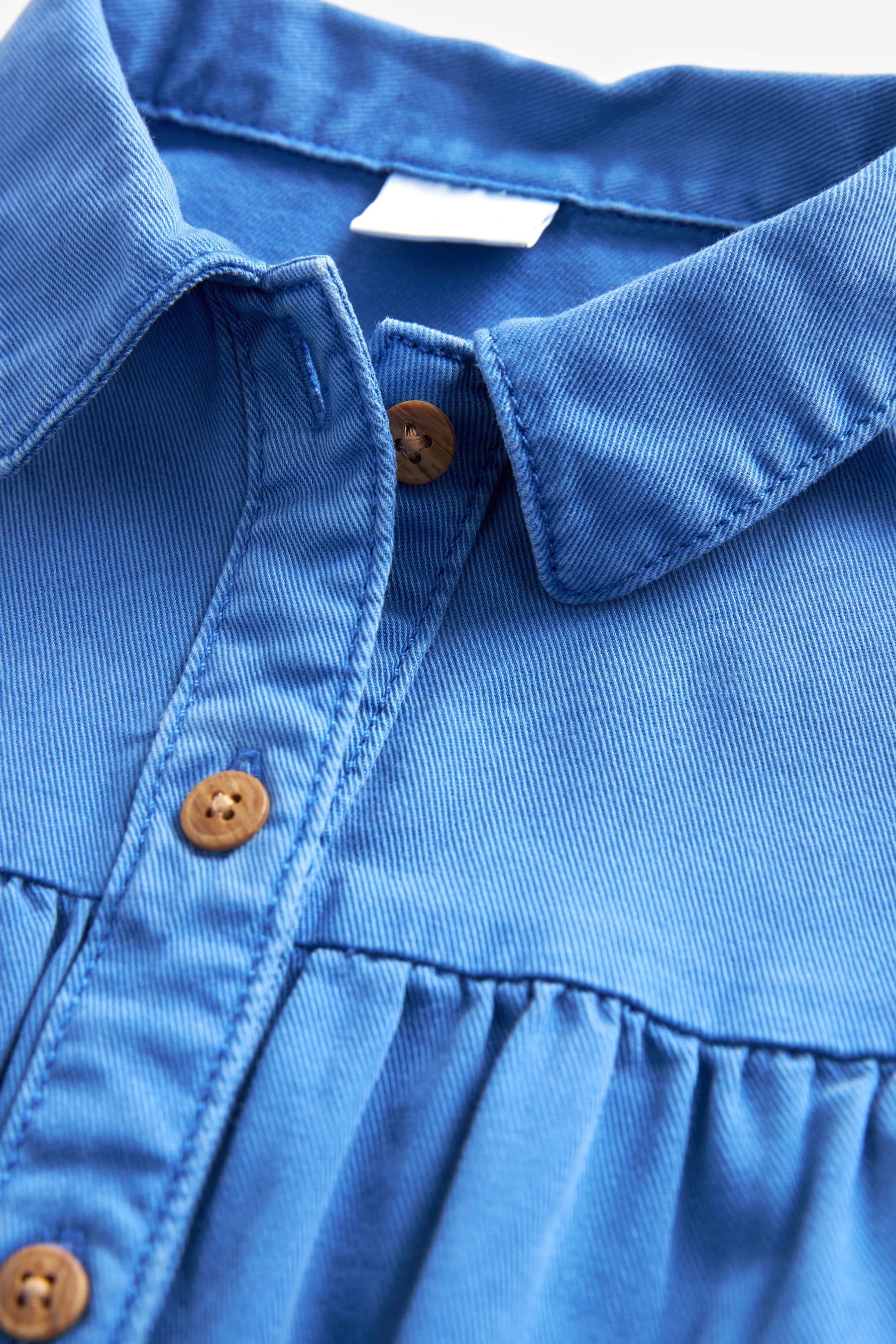 Cobalt Blue Character 100% Cotton Shirt Dress (3mths-8yrs)