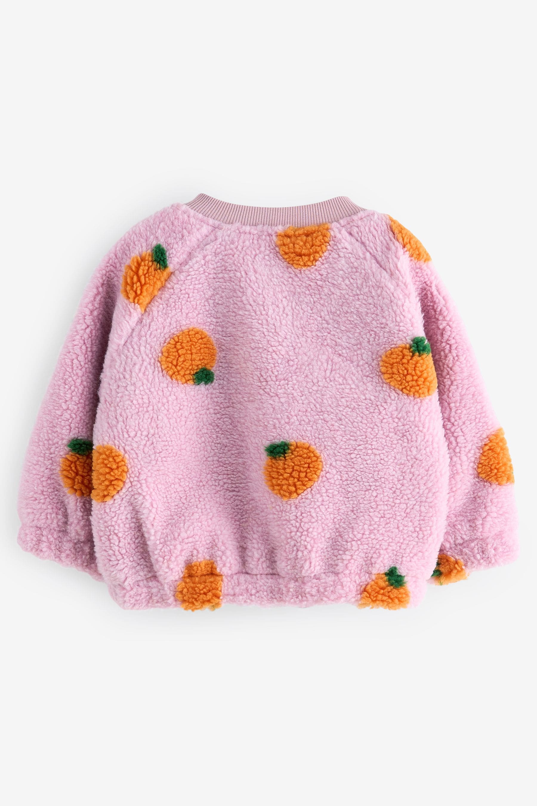 Pink Pumpkin Borg Bomber Jacket (3mths-8yrs)