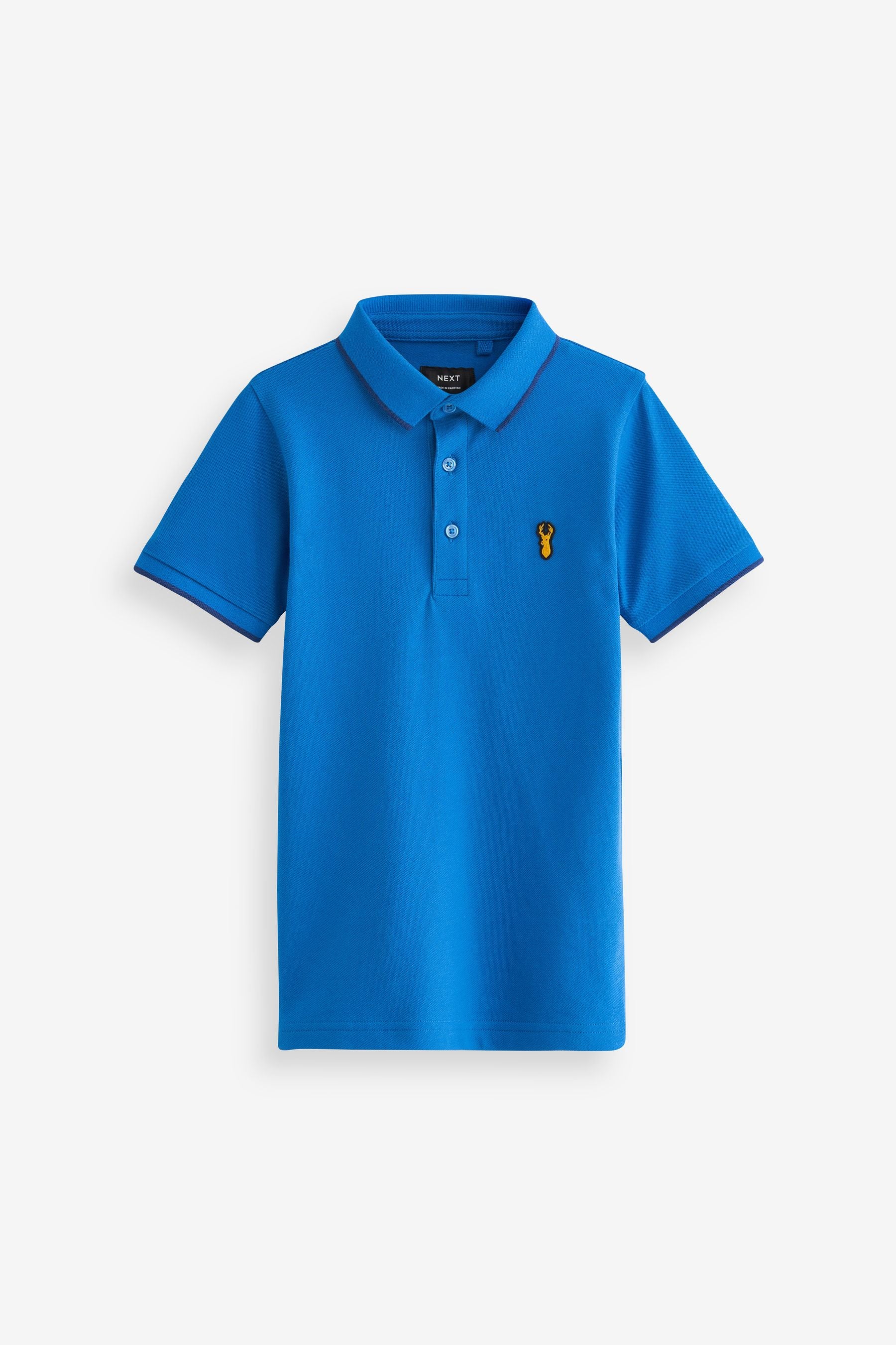 Blue Cobalt Short Sleeve Polo Shirt (3-16yrs)