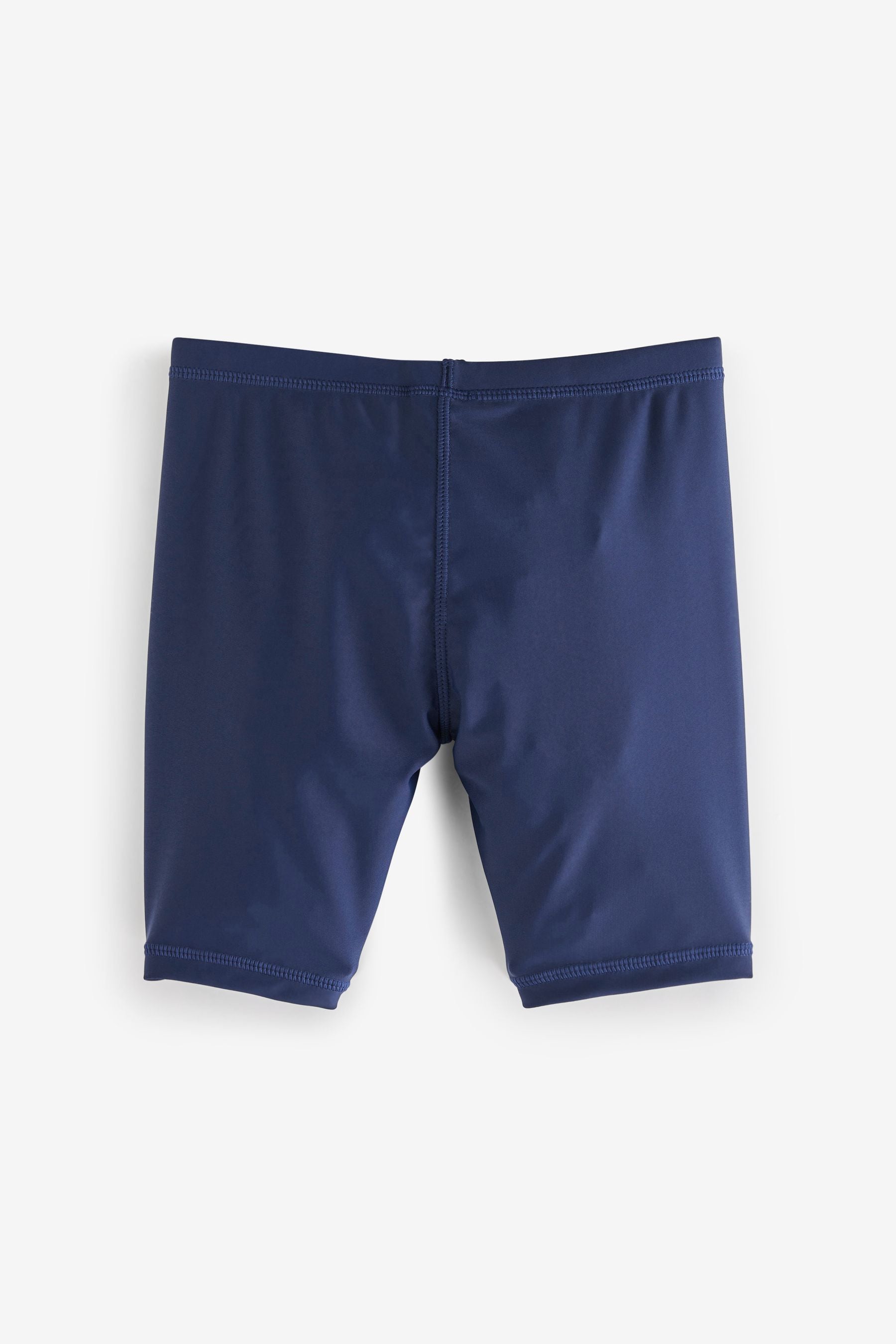 Navy Blue Longer Length Stretch Swim Shorts (3-16yrs)