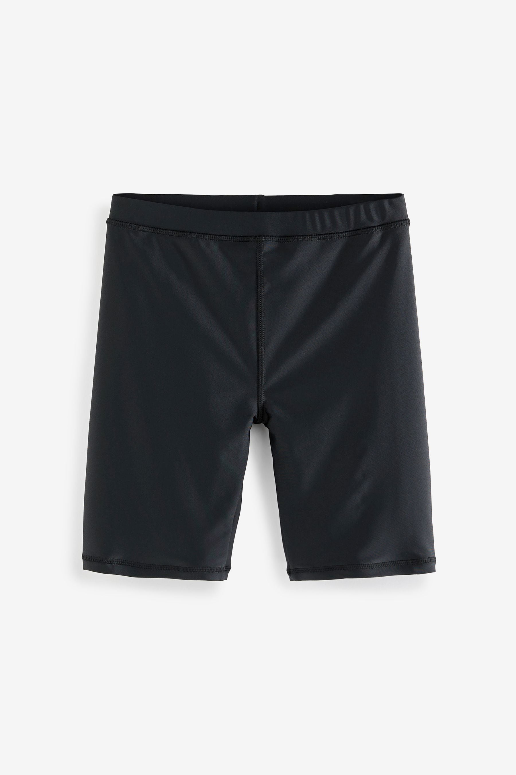 Black Longer Length Stretch Swim Shorts (3-16yrs)