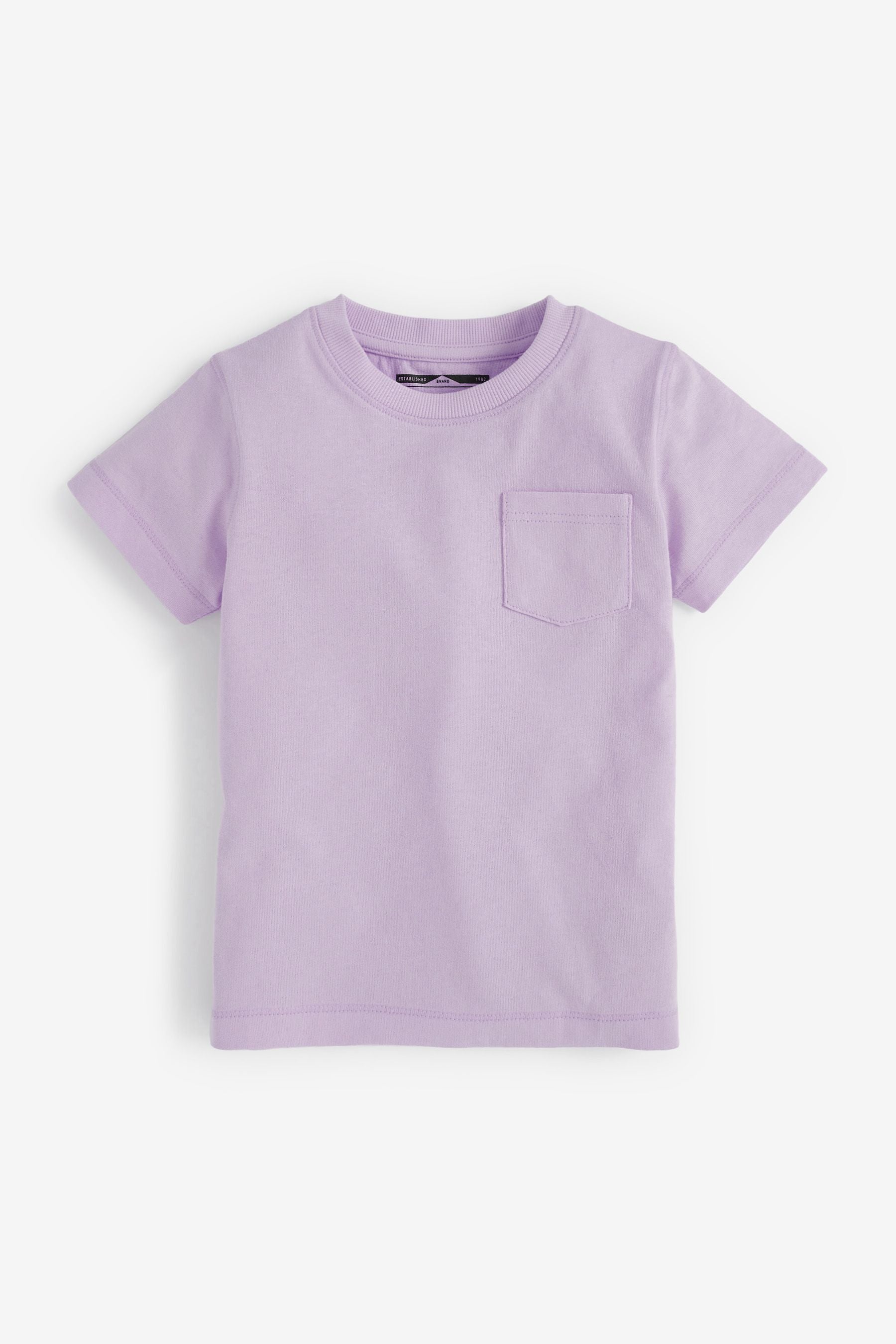 Pastel Multi 100% Cotton Short Sleeve T-Shirts 5 Pack (3mths-7yrs)