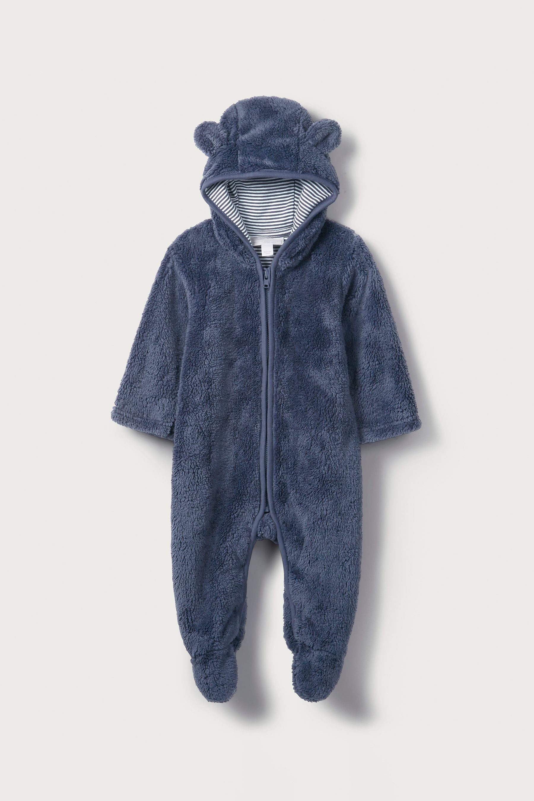 The White Company Teddy Bear Fleece Toddler Pramsuit