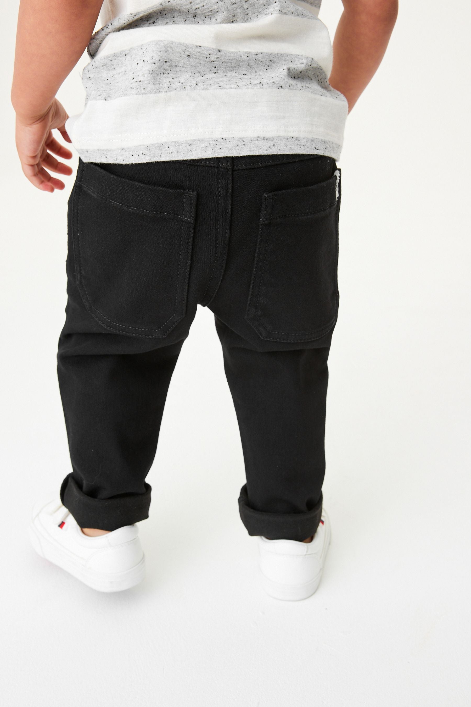 Black Super Soft Pull-On Jeans With Stretch (3mths-7yrs)